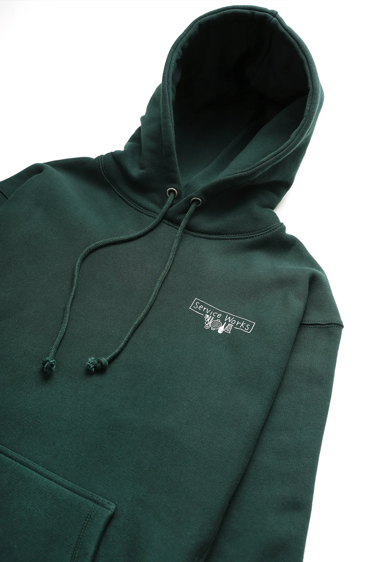 12oz Scribble Logo Hoodie - Forest - Image 2