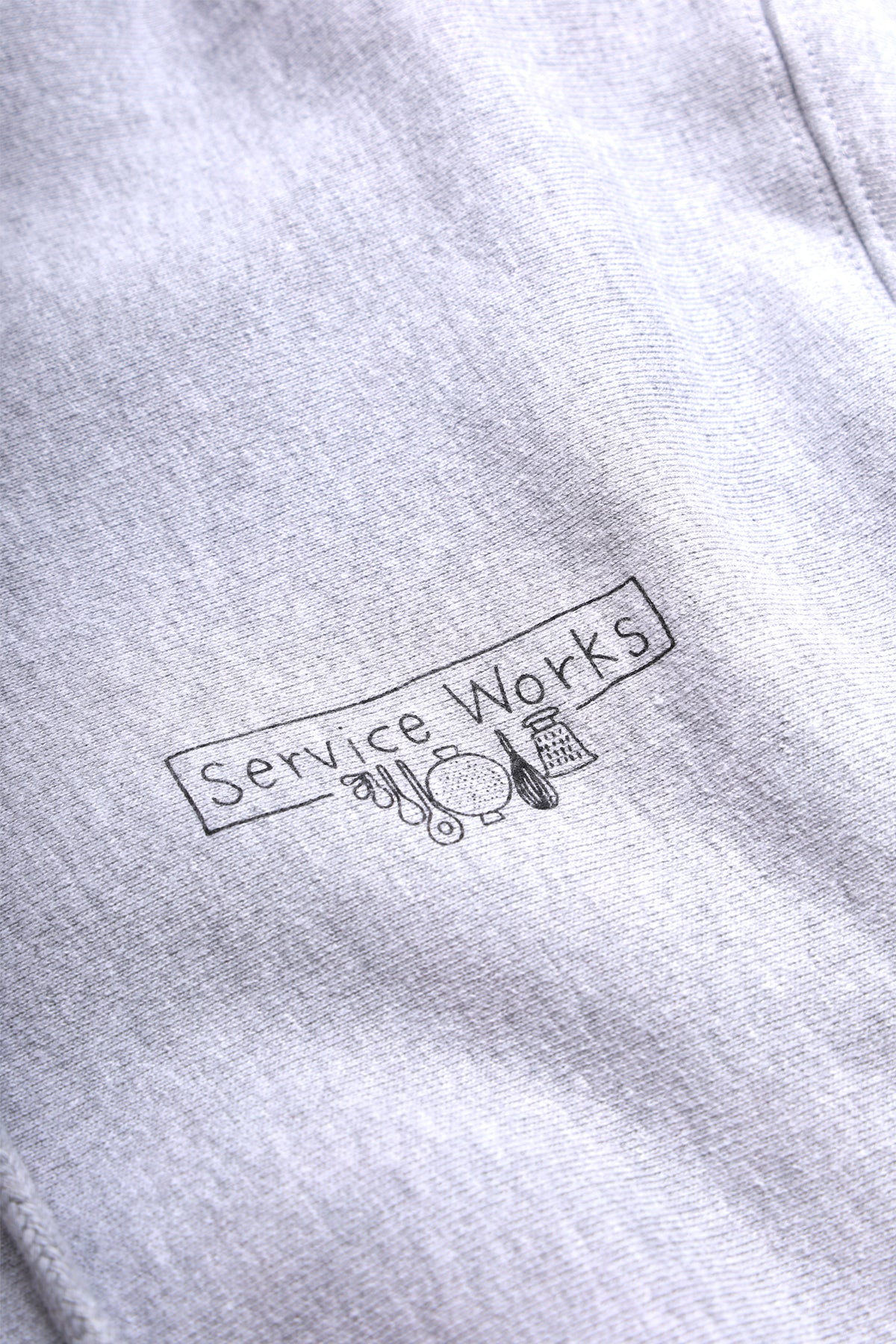 12oz Scribble Logo Hoodie - Grey - Image 5