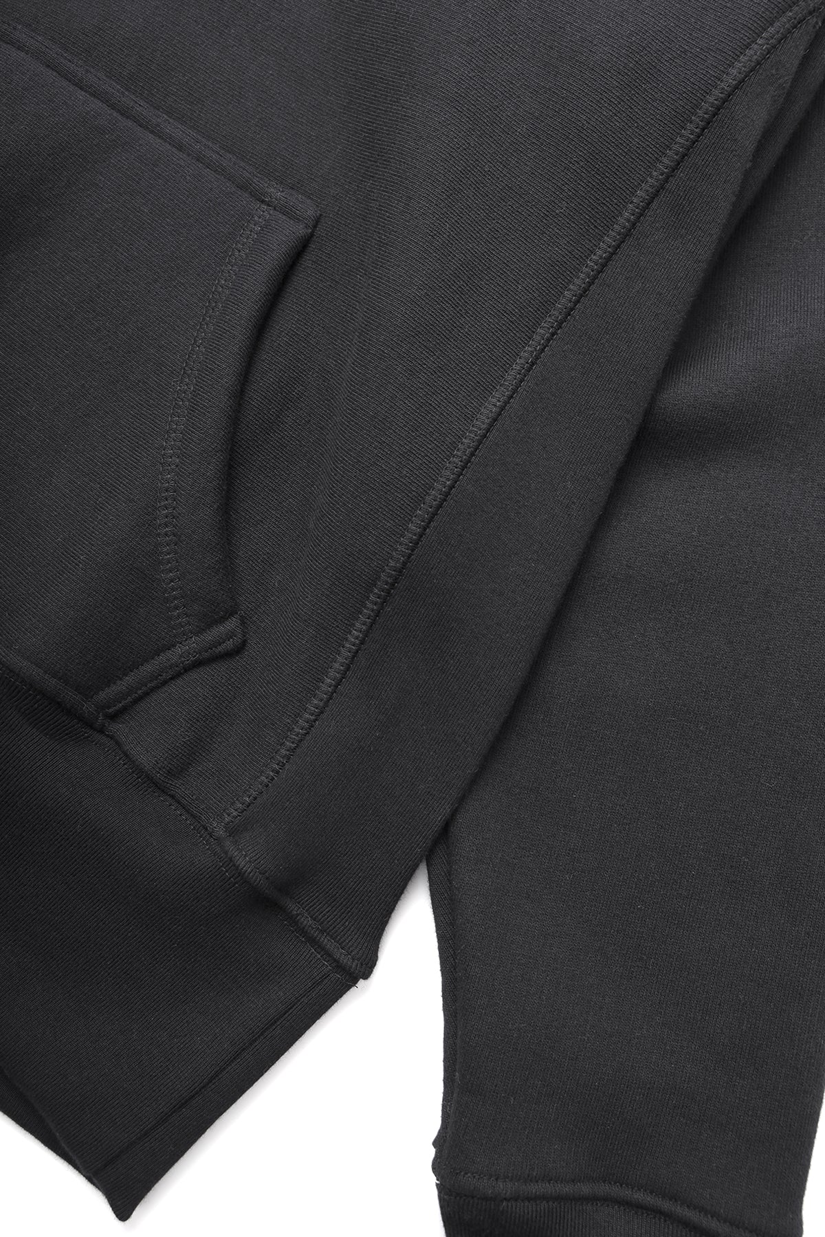 12oz Service Embroidered Hoodie - Black - Image 4