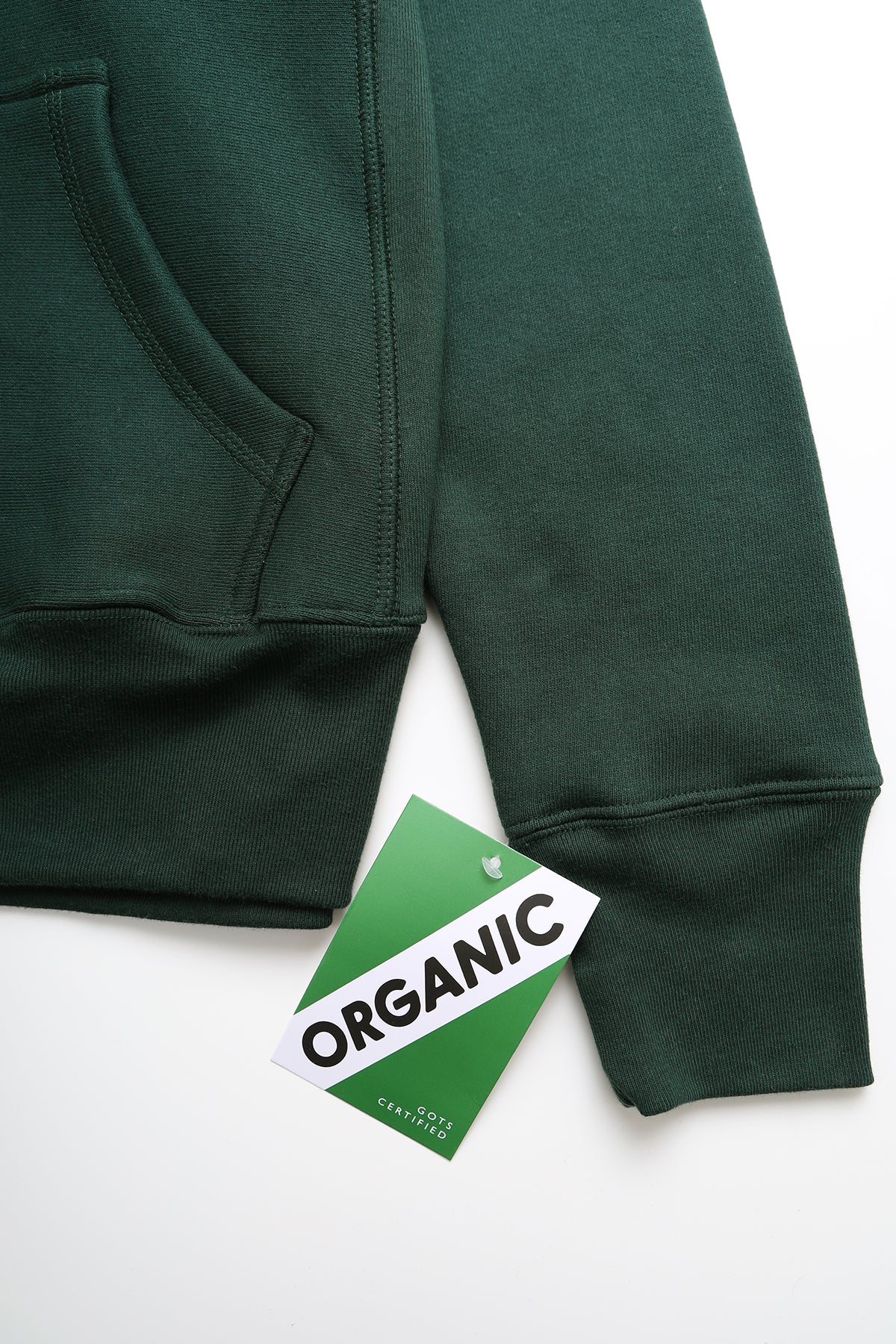 12oz Service Embroidered Hoodie - Forest - Image 5