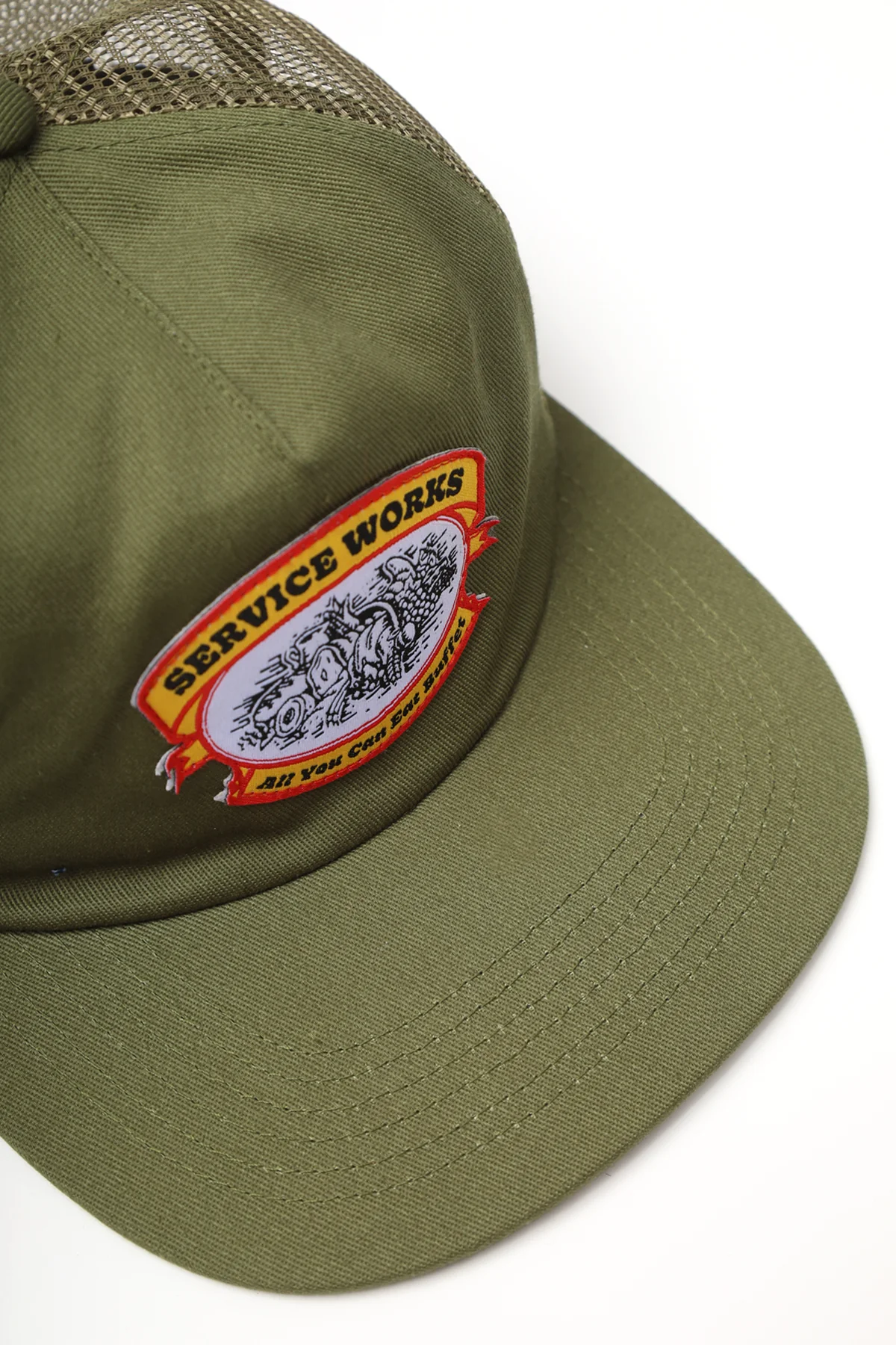 All you Can Eat Trucker Cap - Olive - Image 2