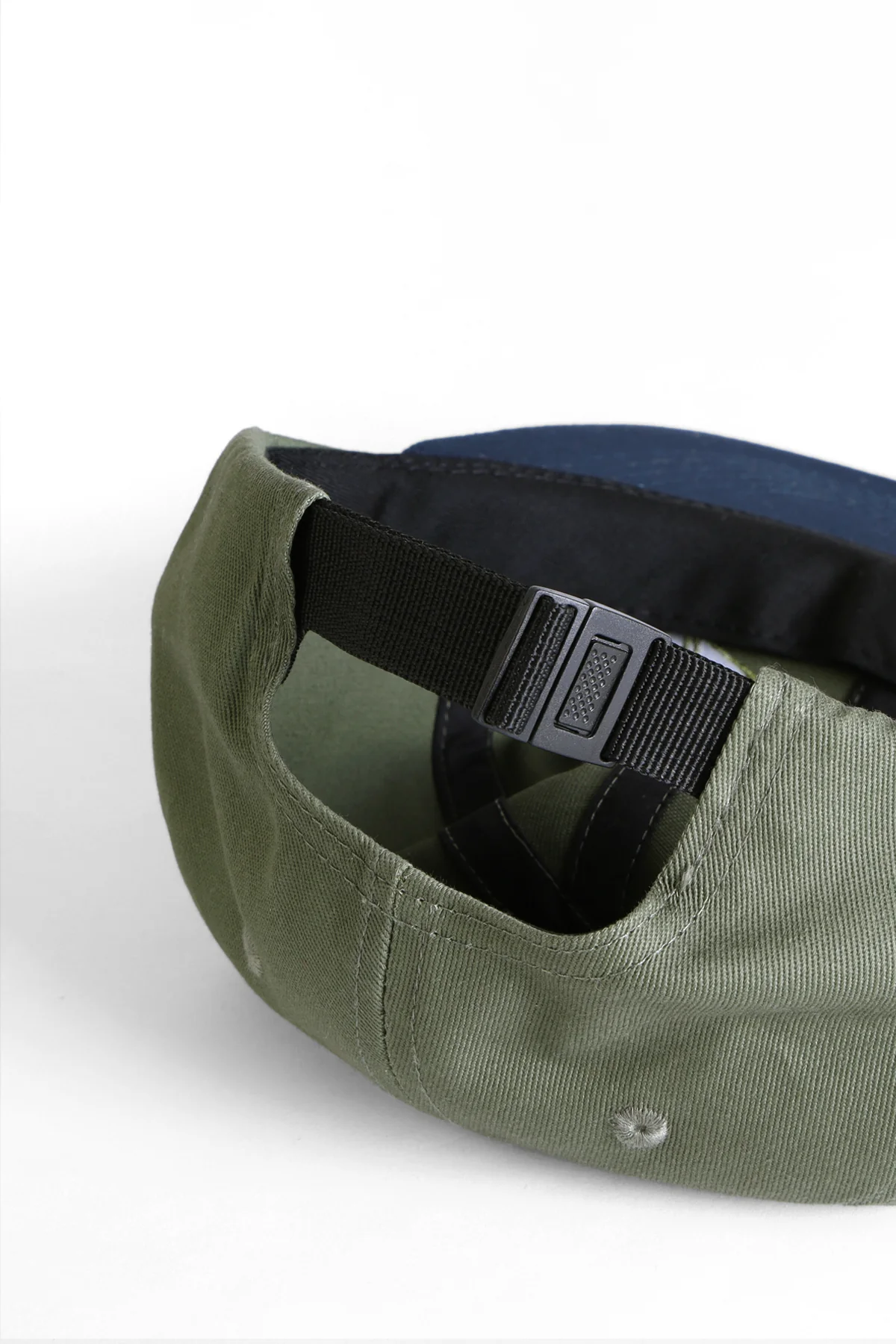 Arch Logo Cap - Olive/Navy - Image 3