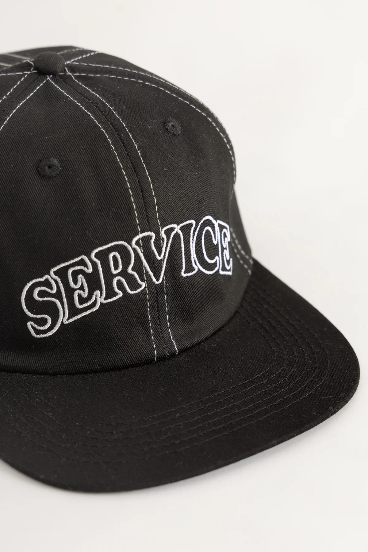 Arch Logo Contrast Stitch Cap - Black - Image 2