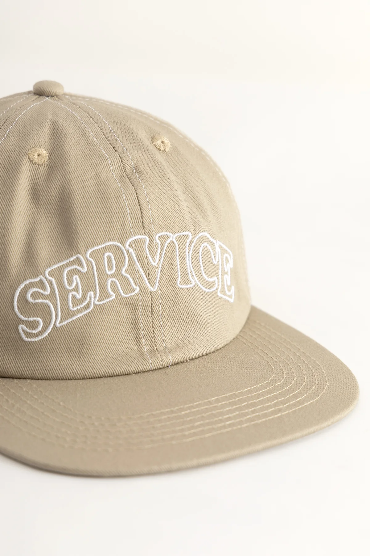 Arch Logo Contrast Stitch Cap - Bone - Image 2