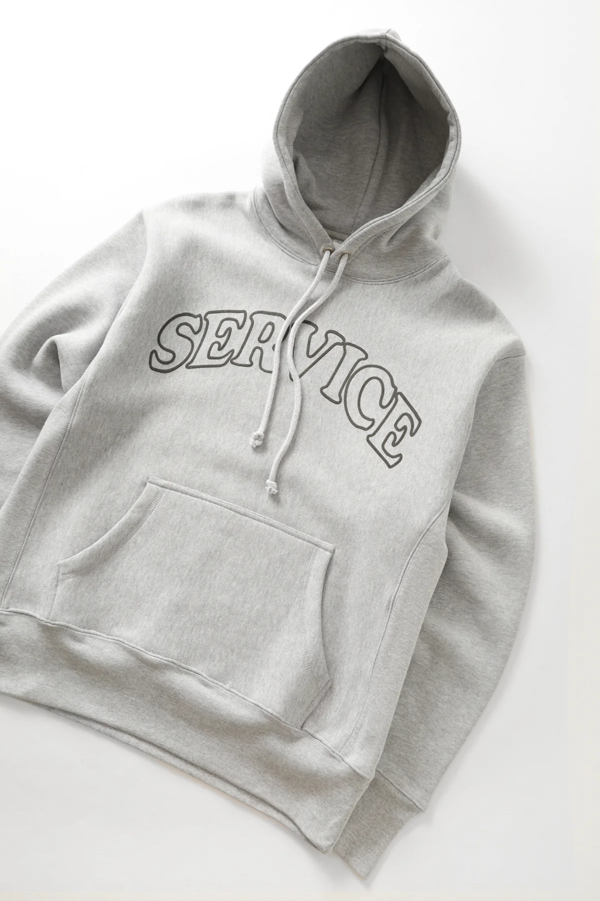 Arch Logo Hoodie - Marl Grey - Image 2
