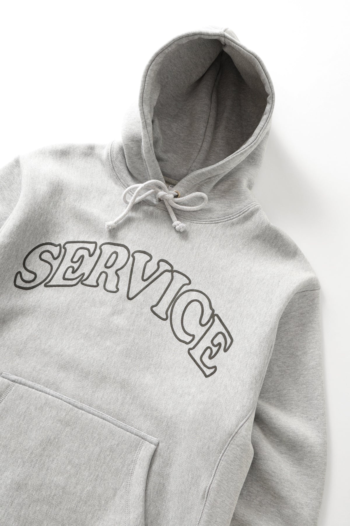 Arch Logo Hoodie - Marl Grey - Image 3