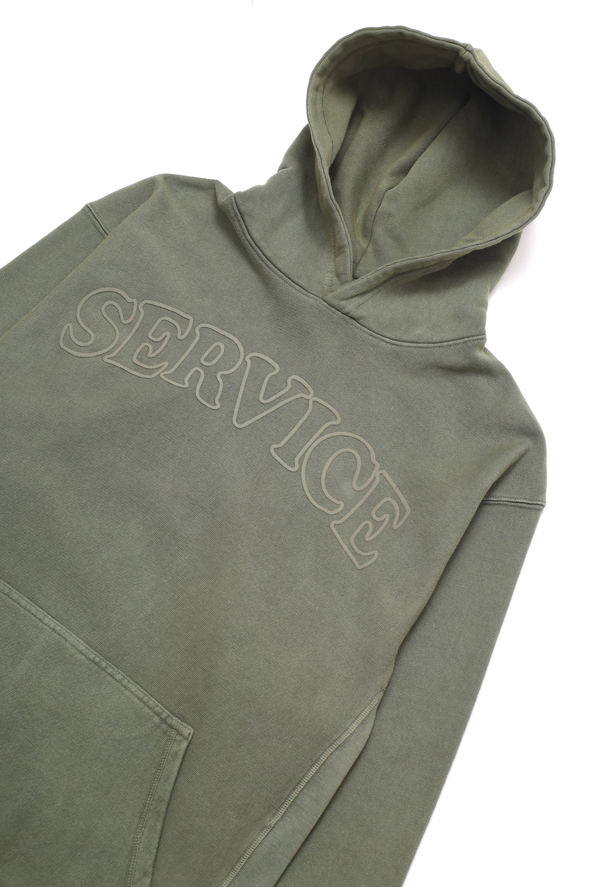 Arch Logo Hoodie - Olive - Image 3