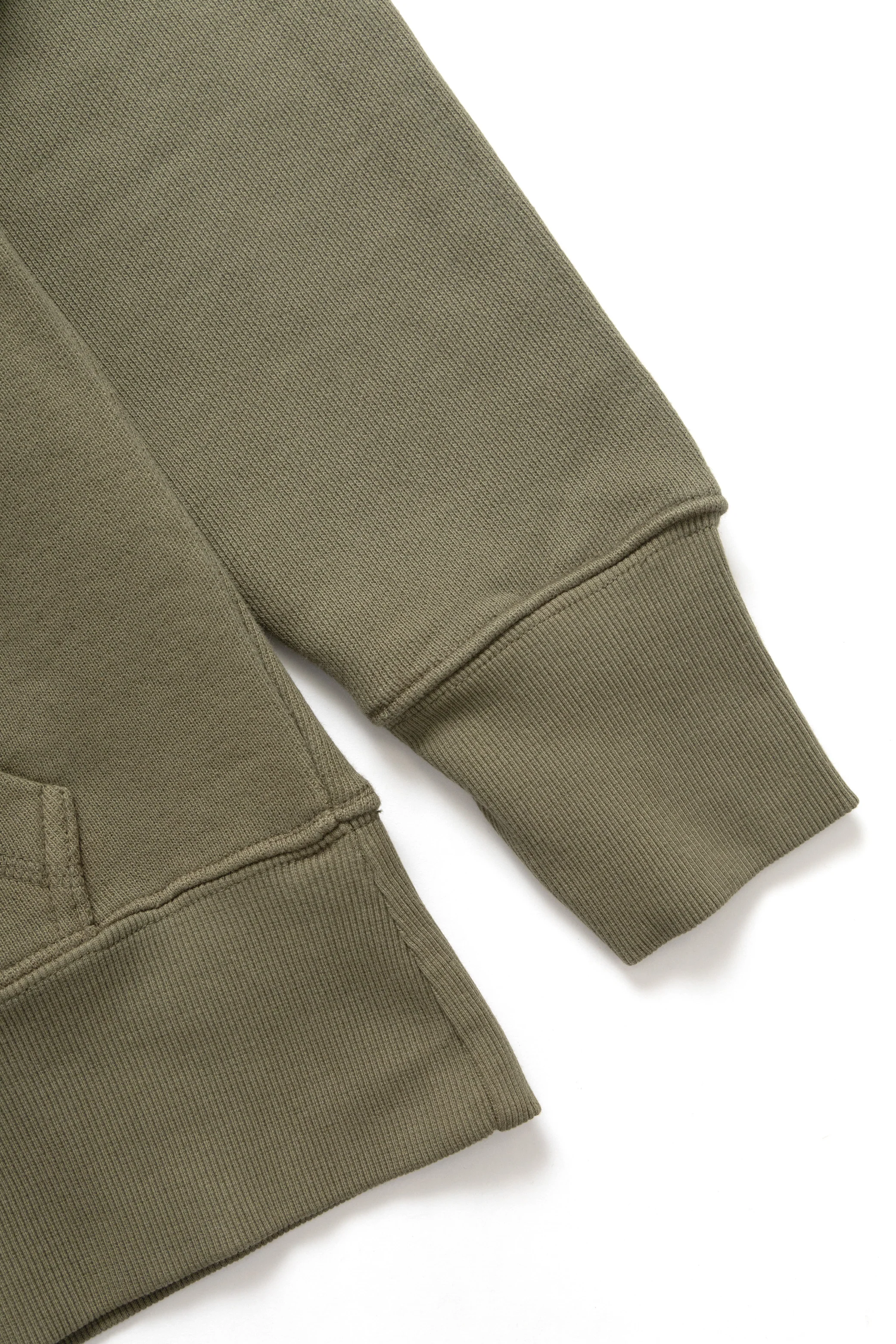 Arch Logo Zip Hoodie - Olive - Image 5