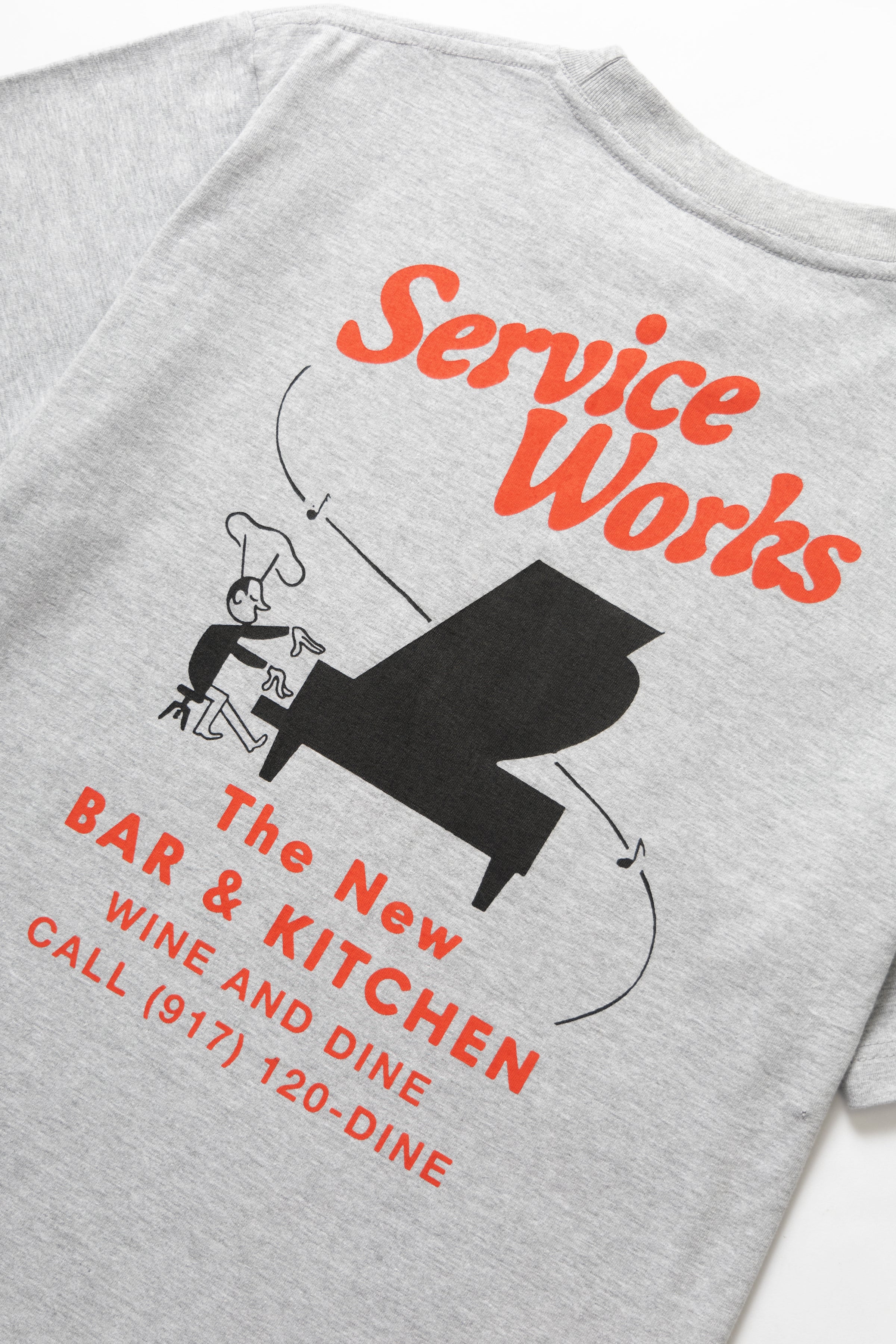 Bar & Kitchen Tee - Heather Grey - Image 6