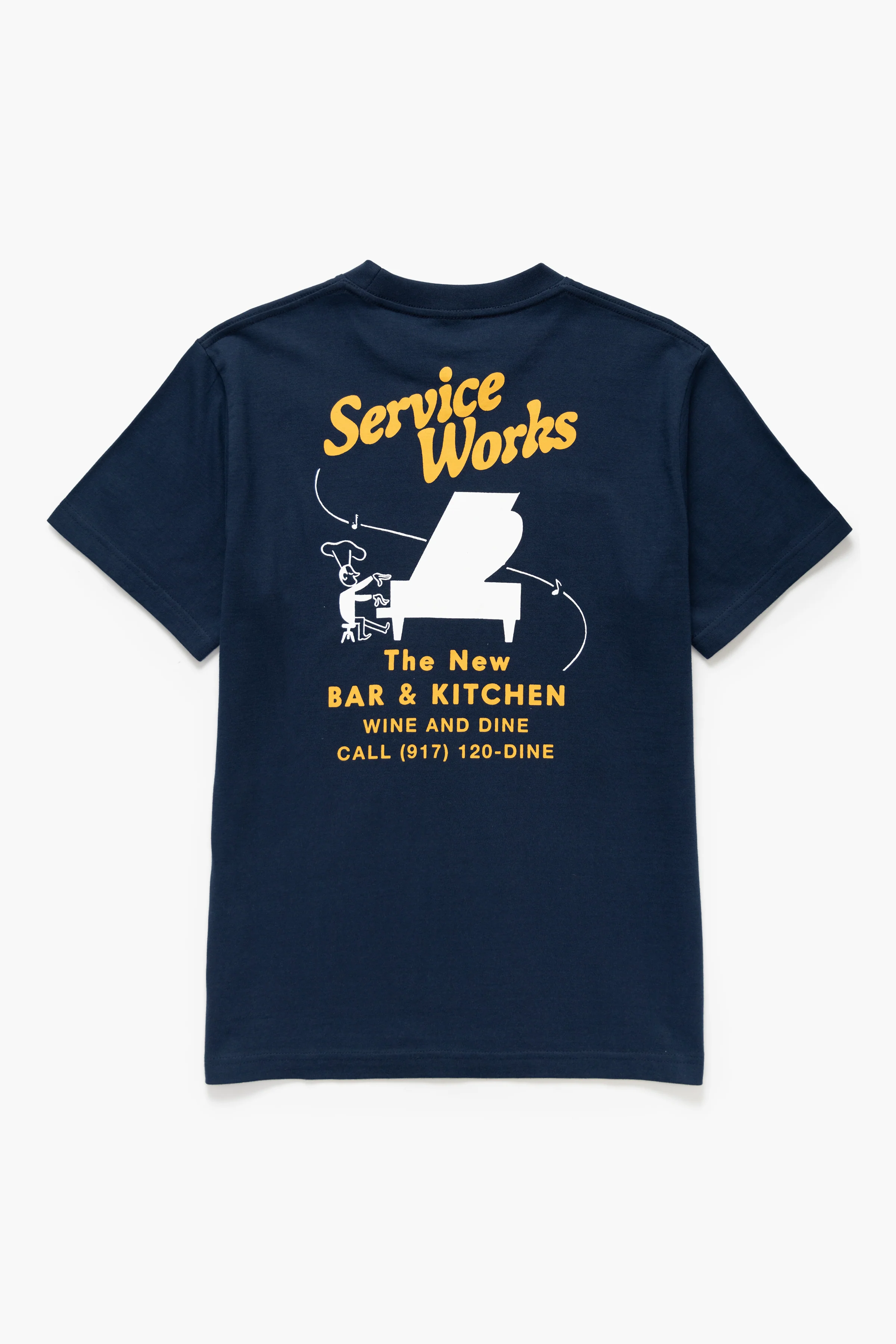 Bar & Kitchen Tee - Navy - Image 2