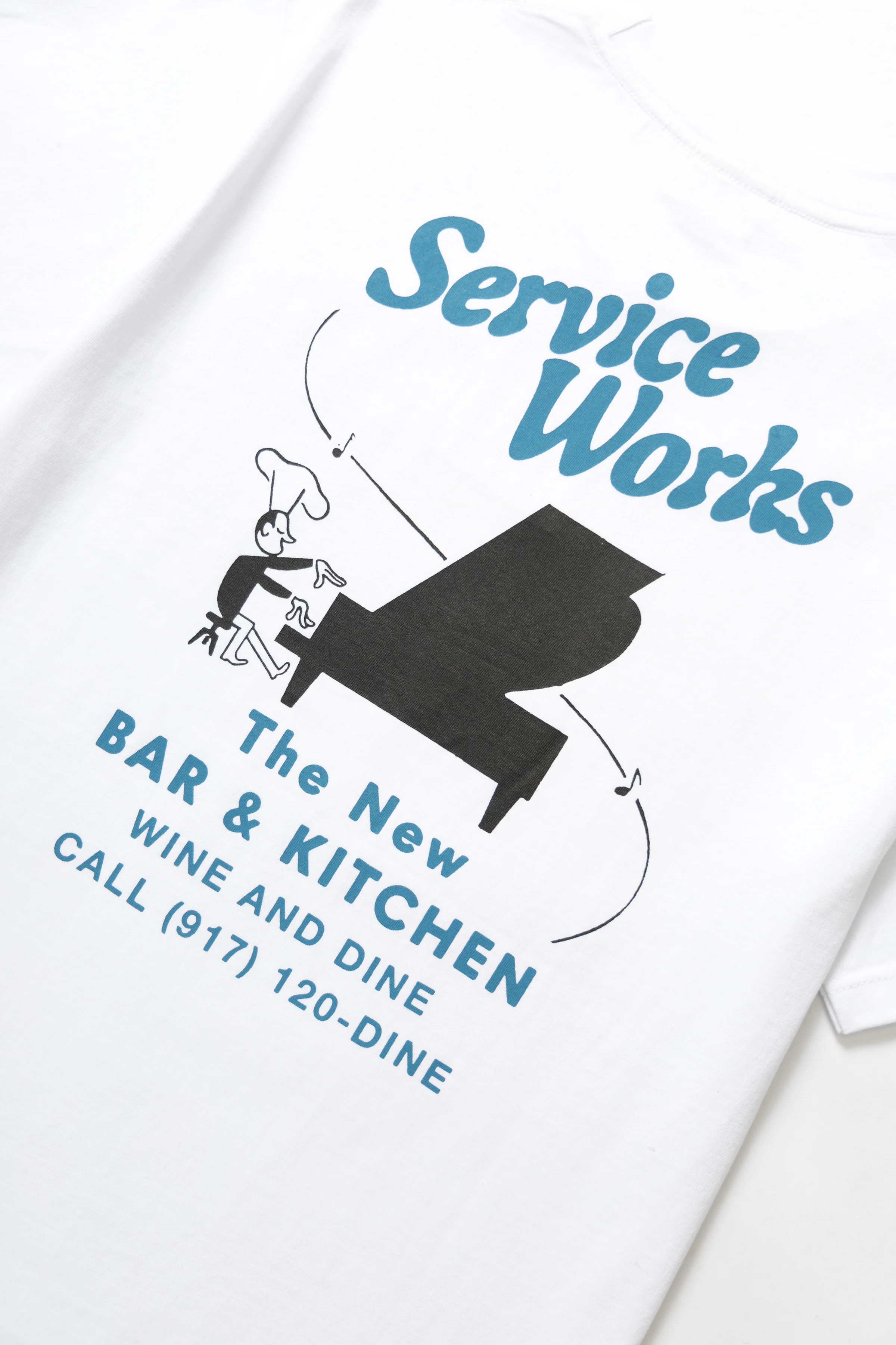 Bar & Kitchen Tee - White - Image 4