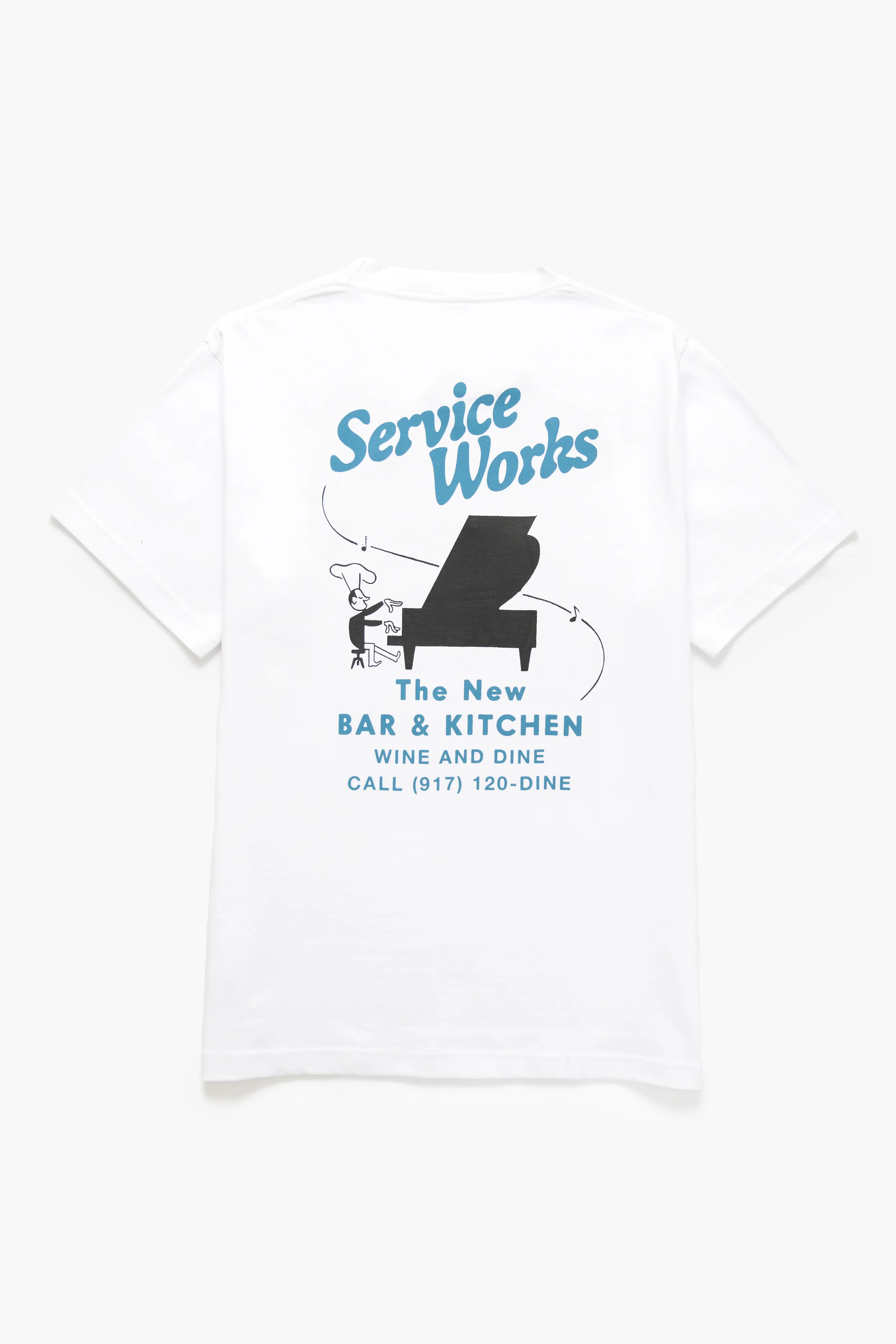 Bar & Kitchen Tee - White - Image 5