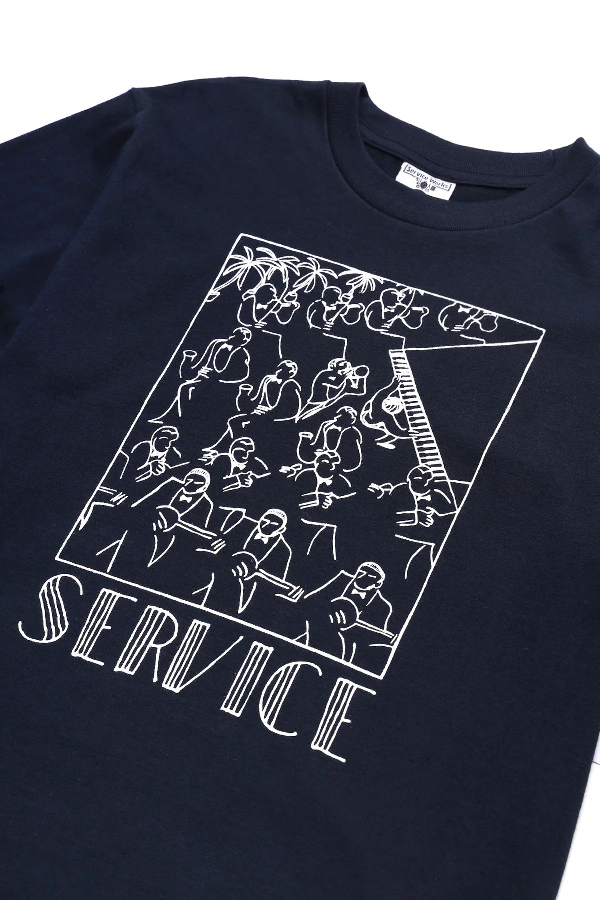 Bebop Tee - Navy - Image 2