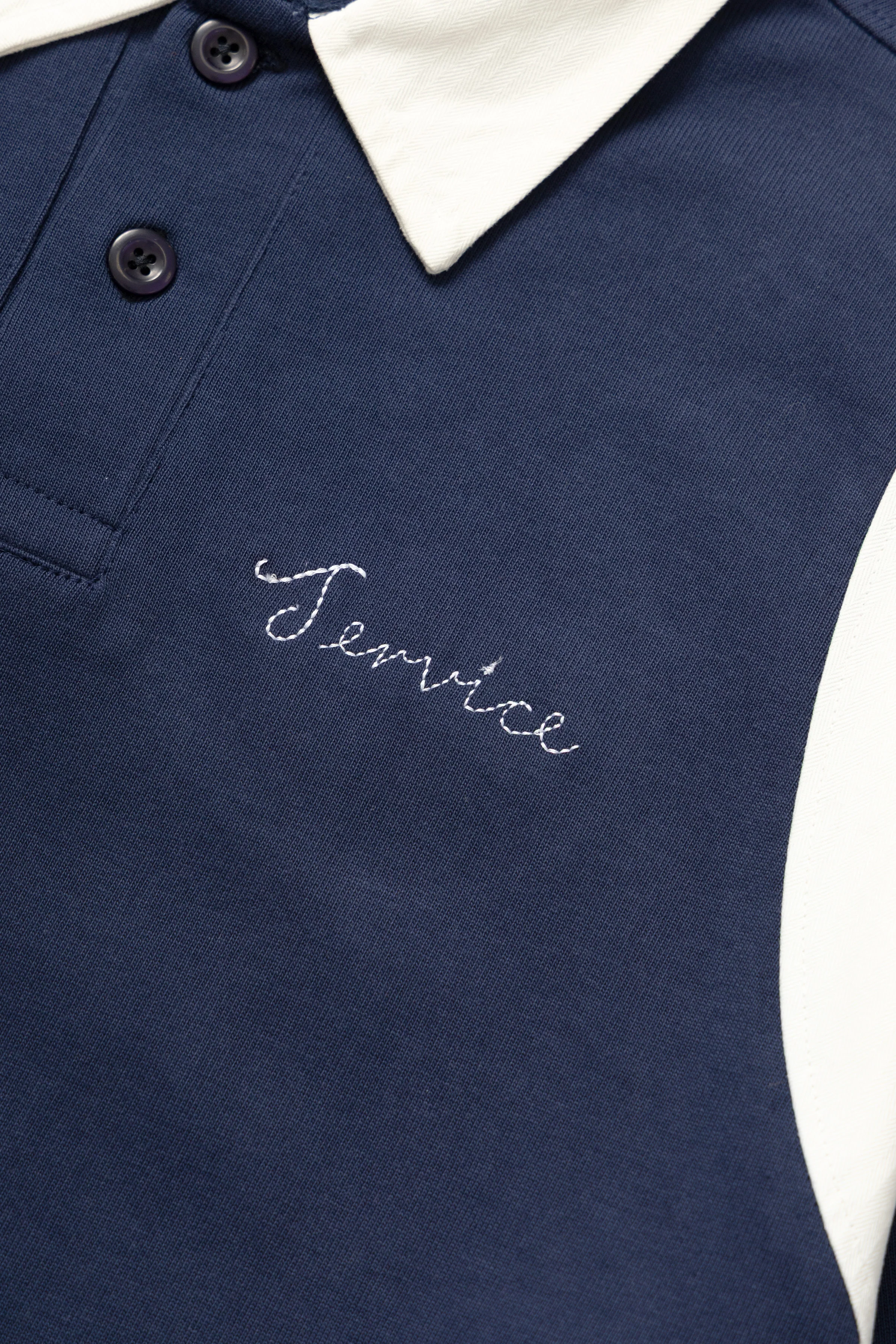 Bistro Polo - Navy - Image 3