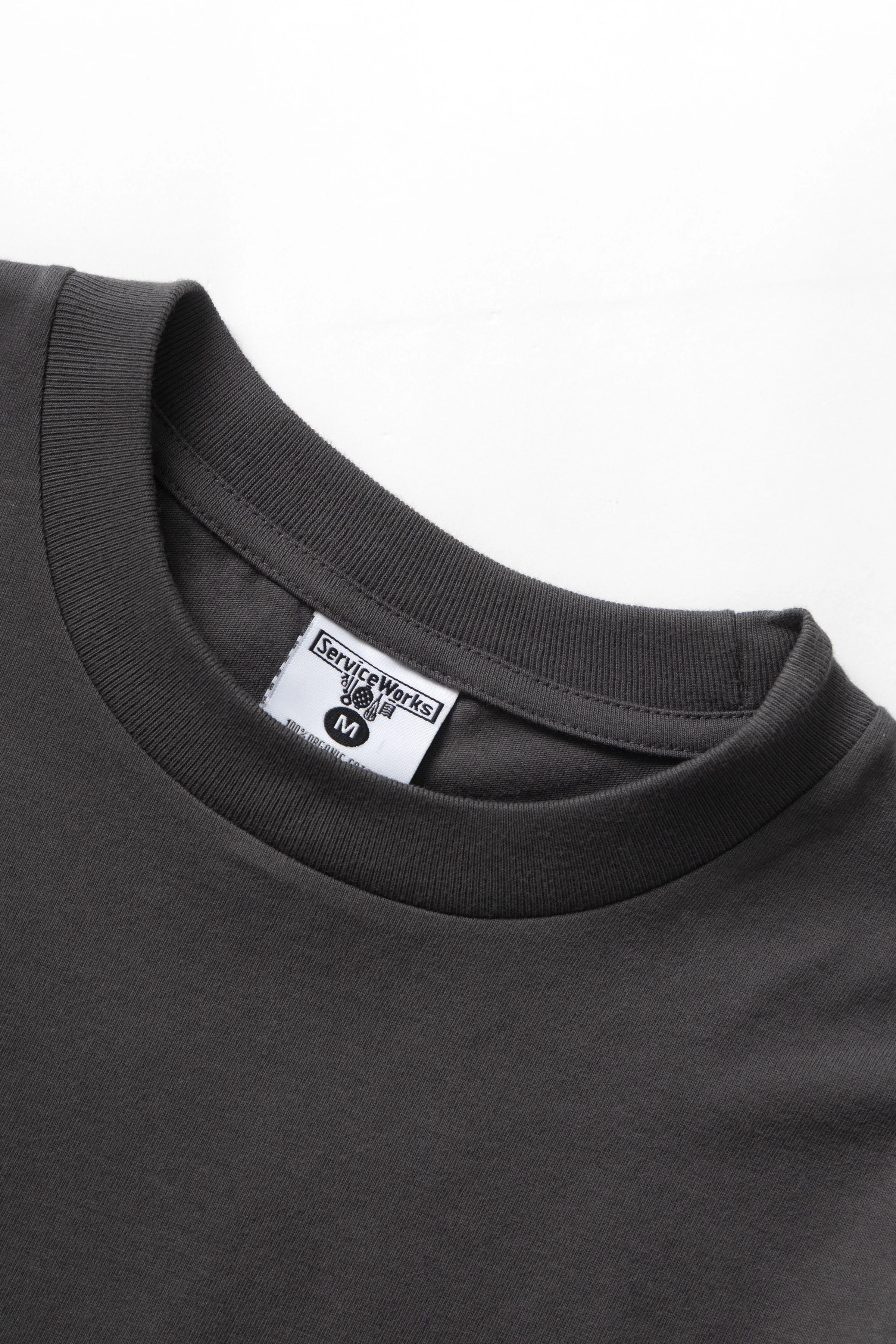 Bootleg Long Sleeve Tee - Charcoal - Image 3