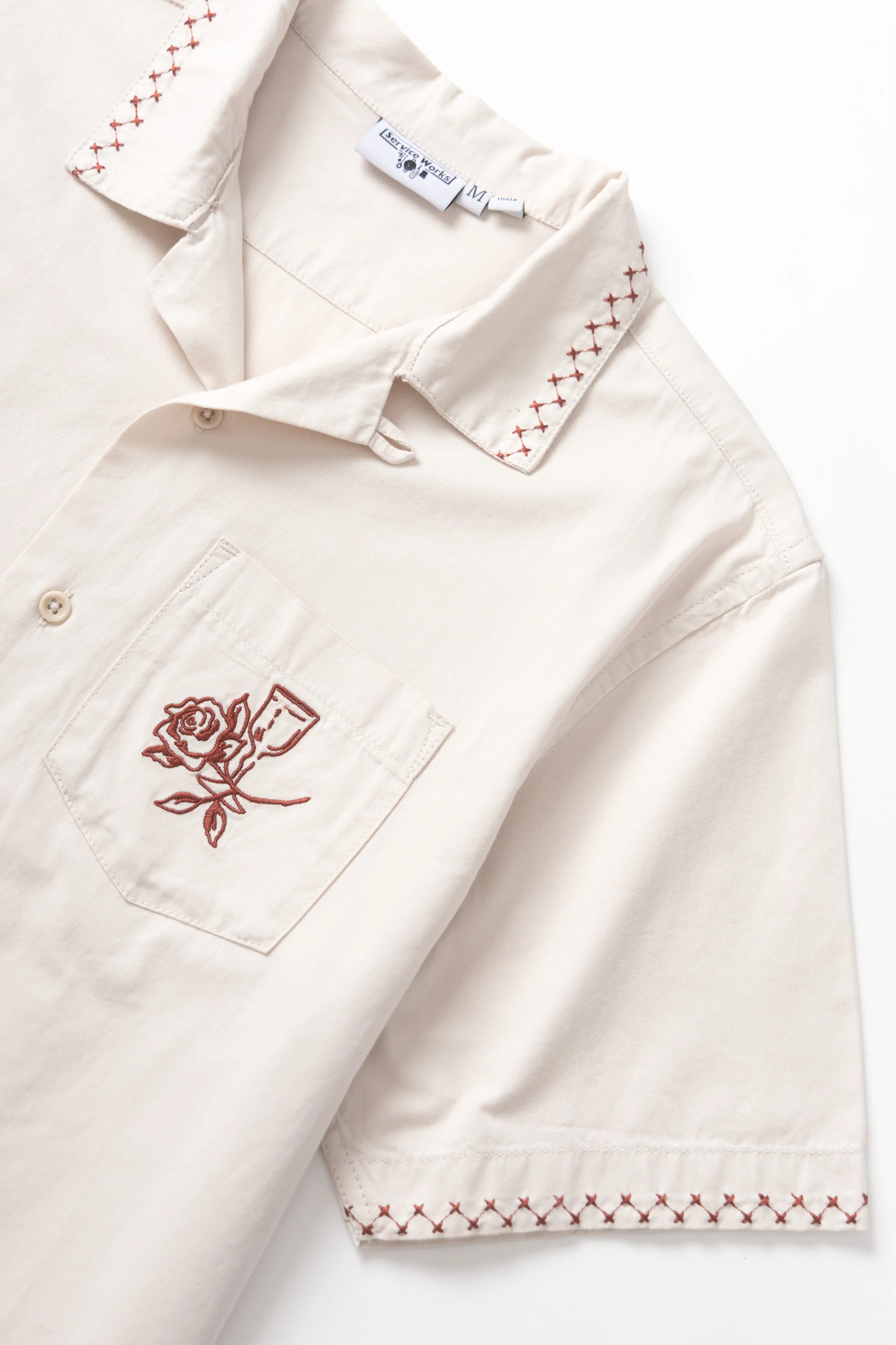 Border Shirt - Off-White - Image 5