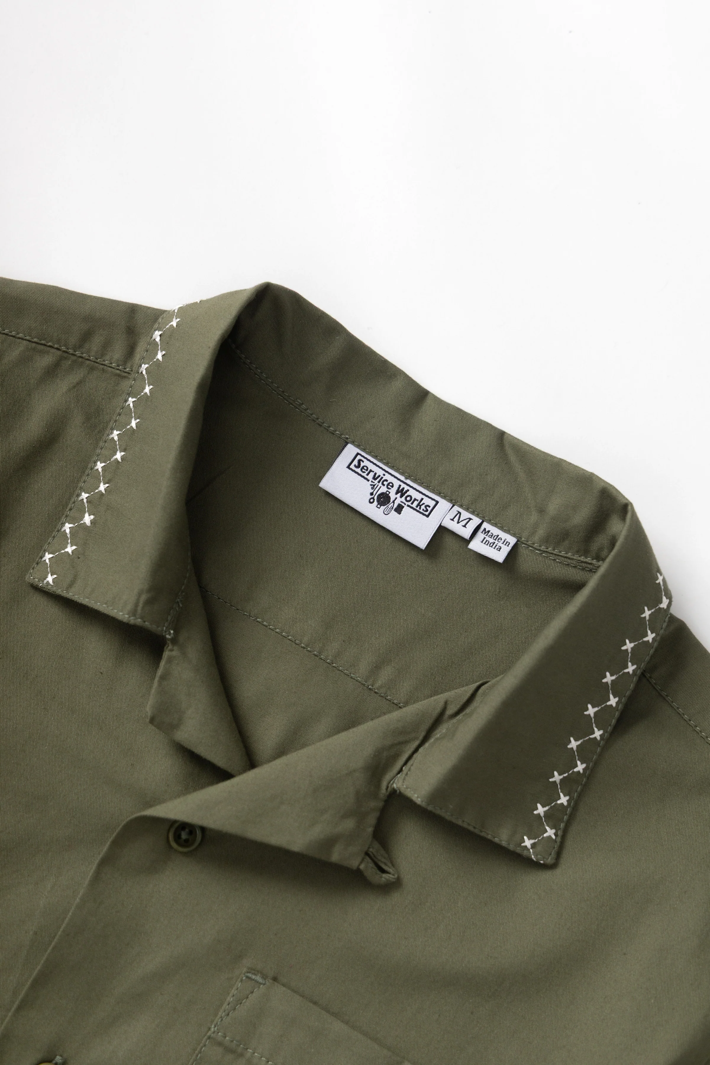 Border Shirt - Olive - Image 3