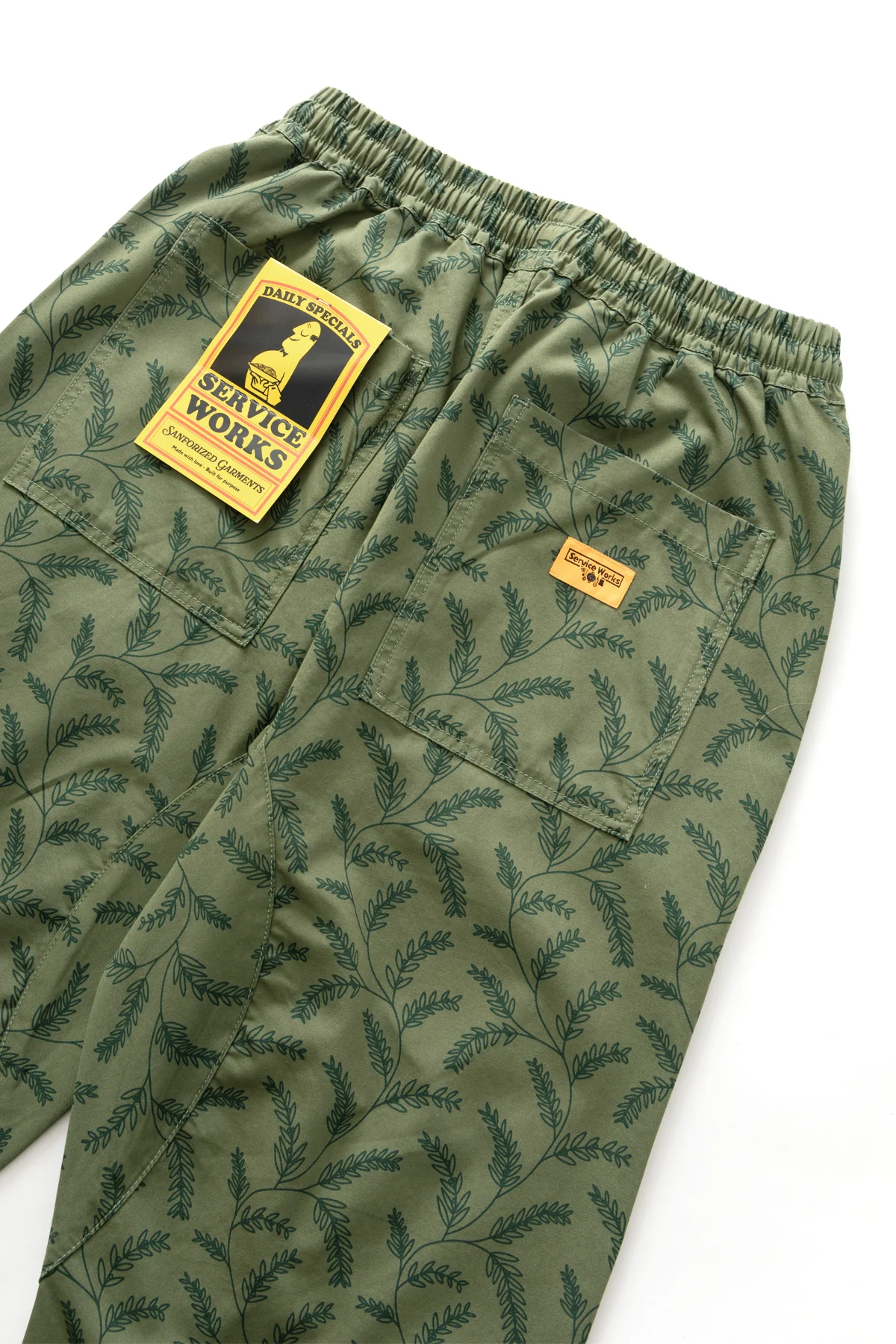 Branch Twill Chef Pants - Olive - Image 3