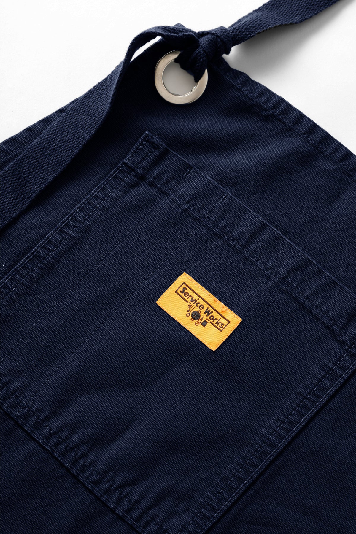 Canvas Apron - Navy - Image 4