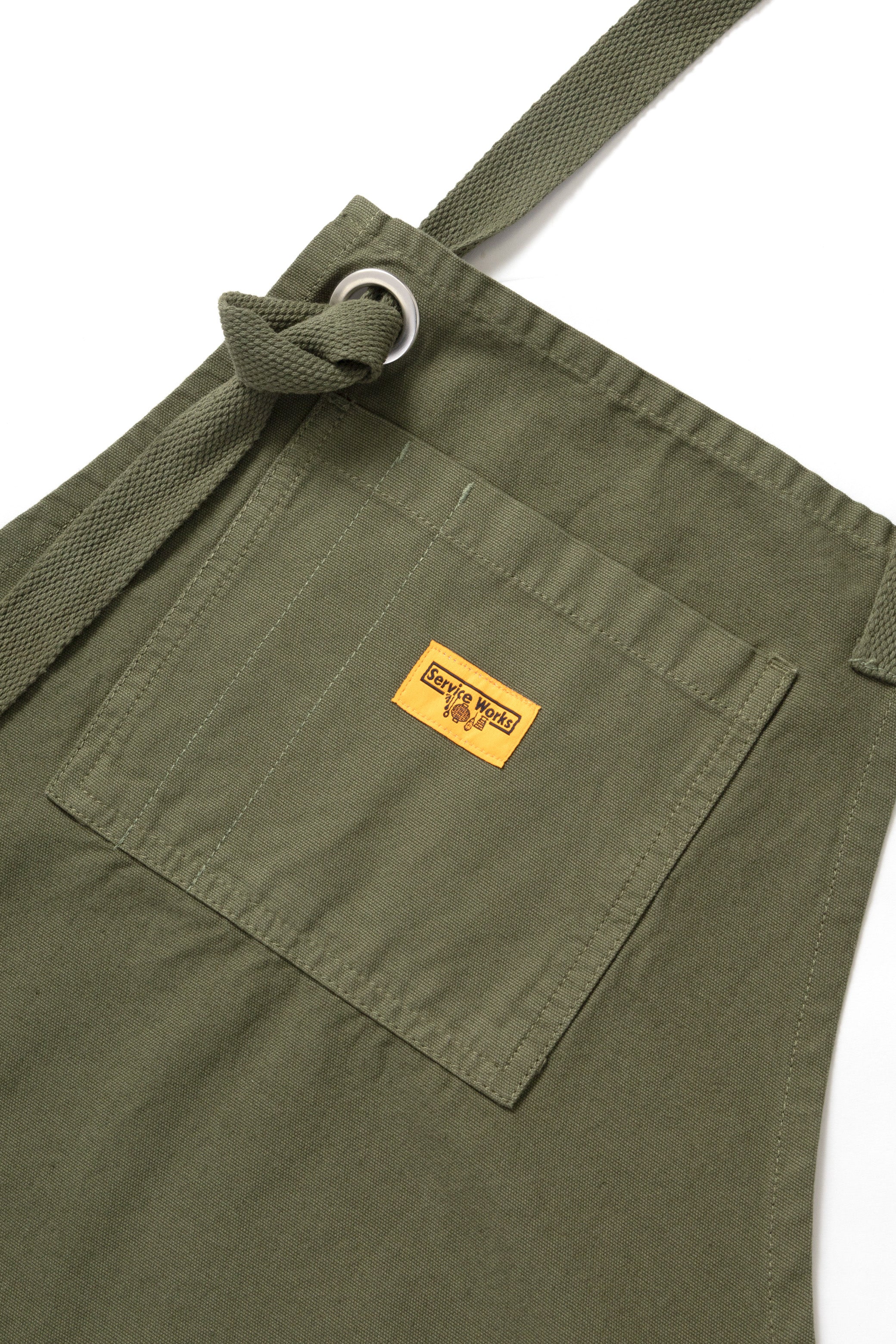 Canvas Apron - Olive - Image 4