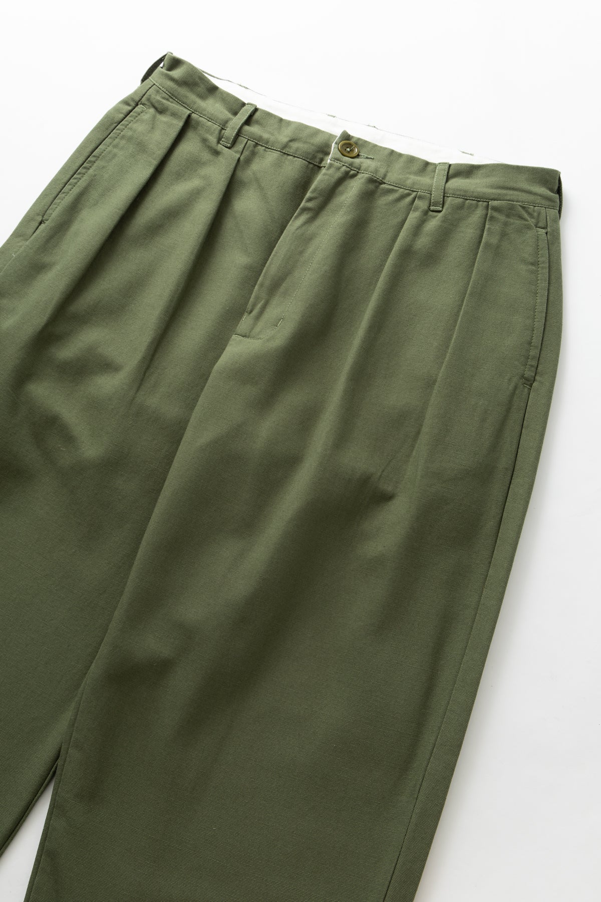 Canvas Part Timer Pant - Olive - Image 2
