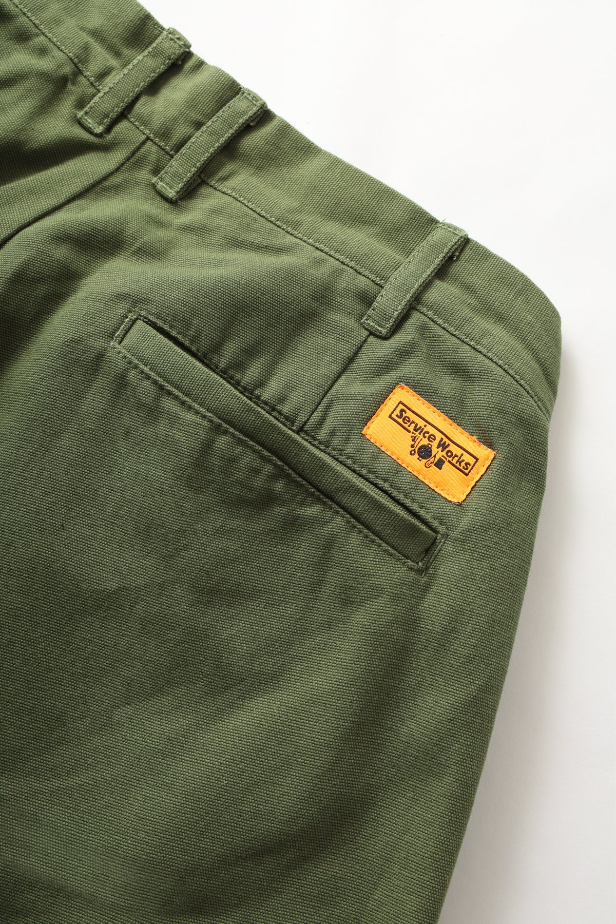 Canvas Part Timer Pant - Olive - Image 5