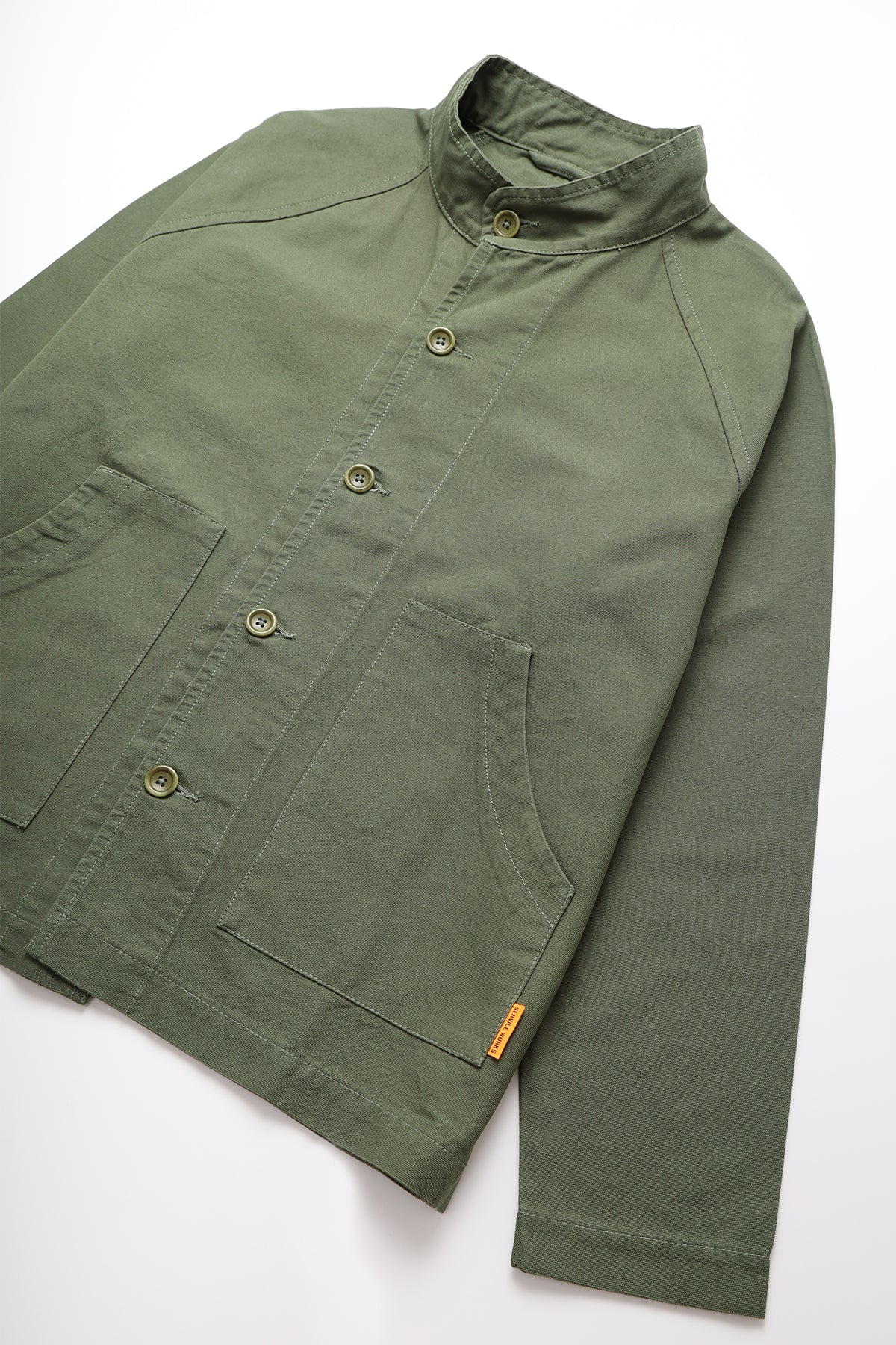 Canvas Waiters Jacket - Olive - Image 2