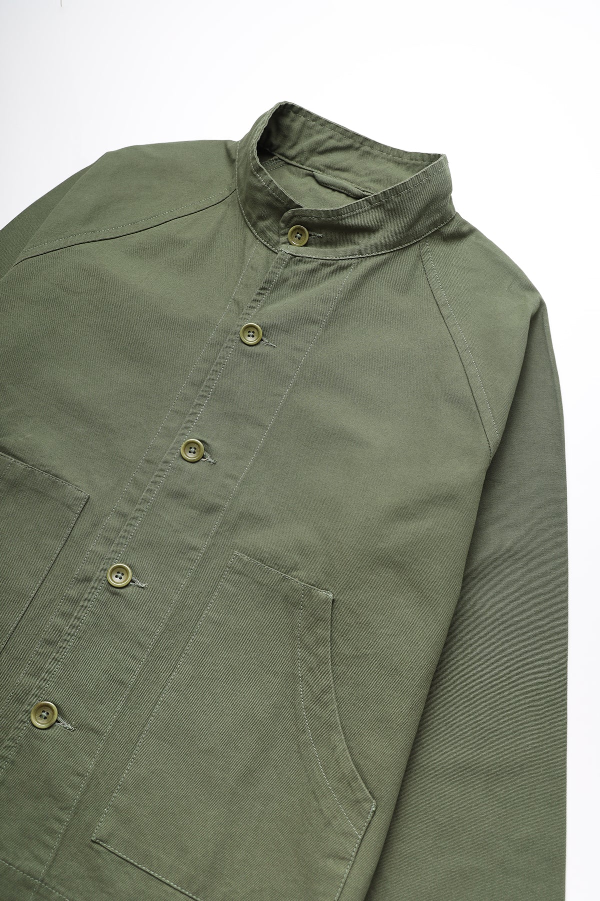 Canvas Waiters Jacket - Olive - Image 3