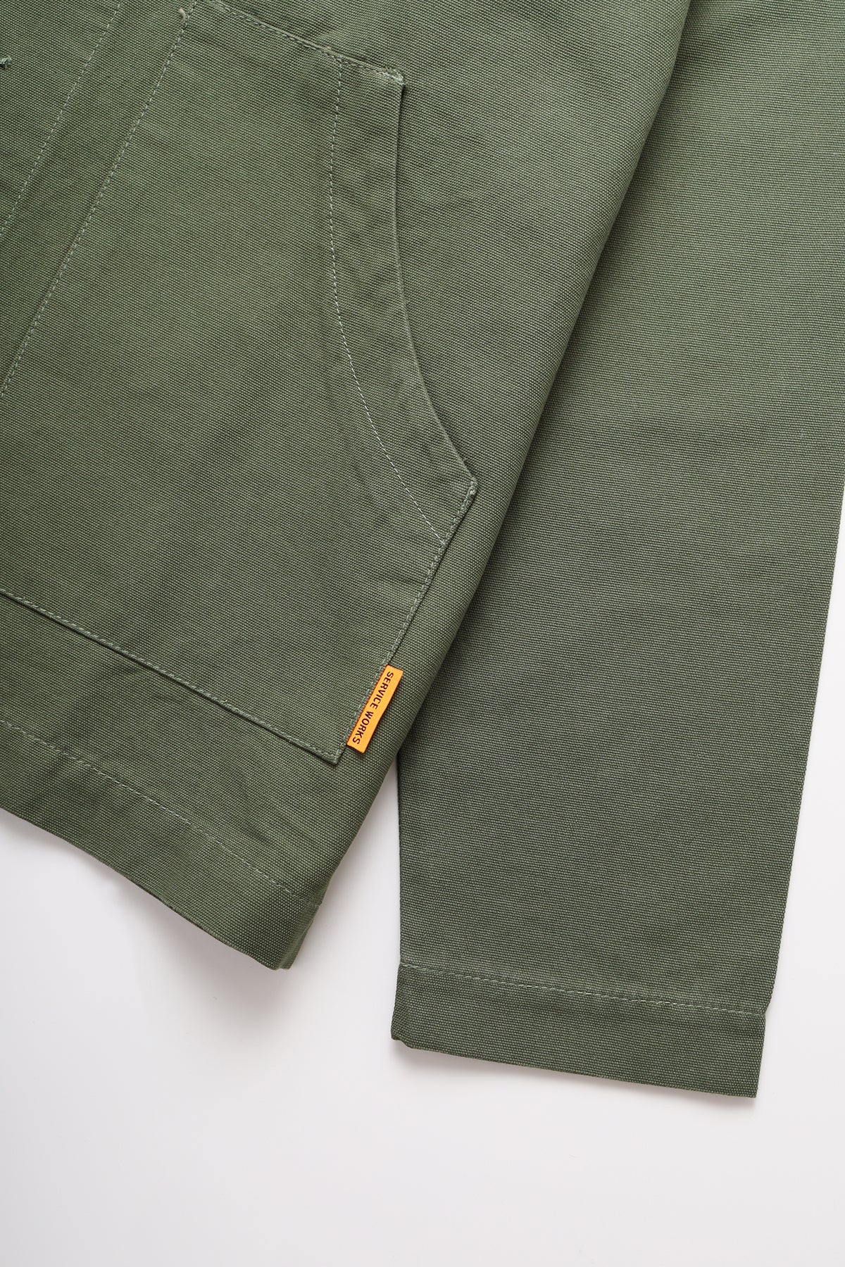 Canvas Waiters Jacket - Olive - Image 4
