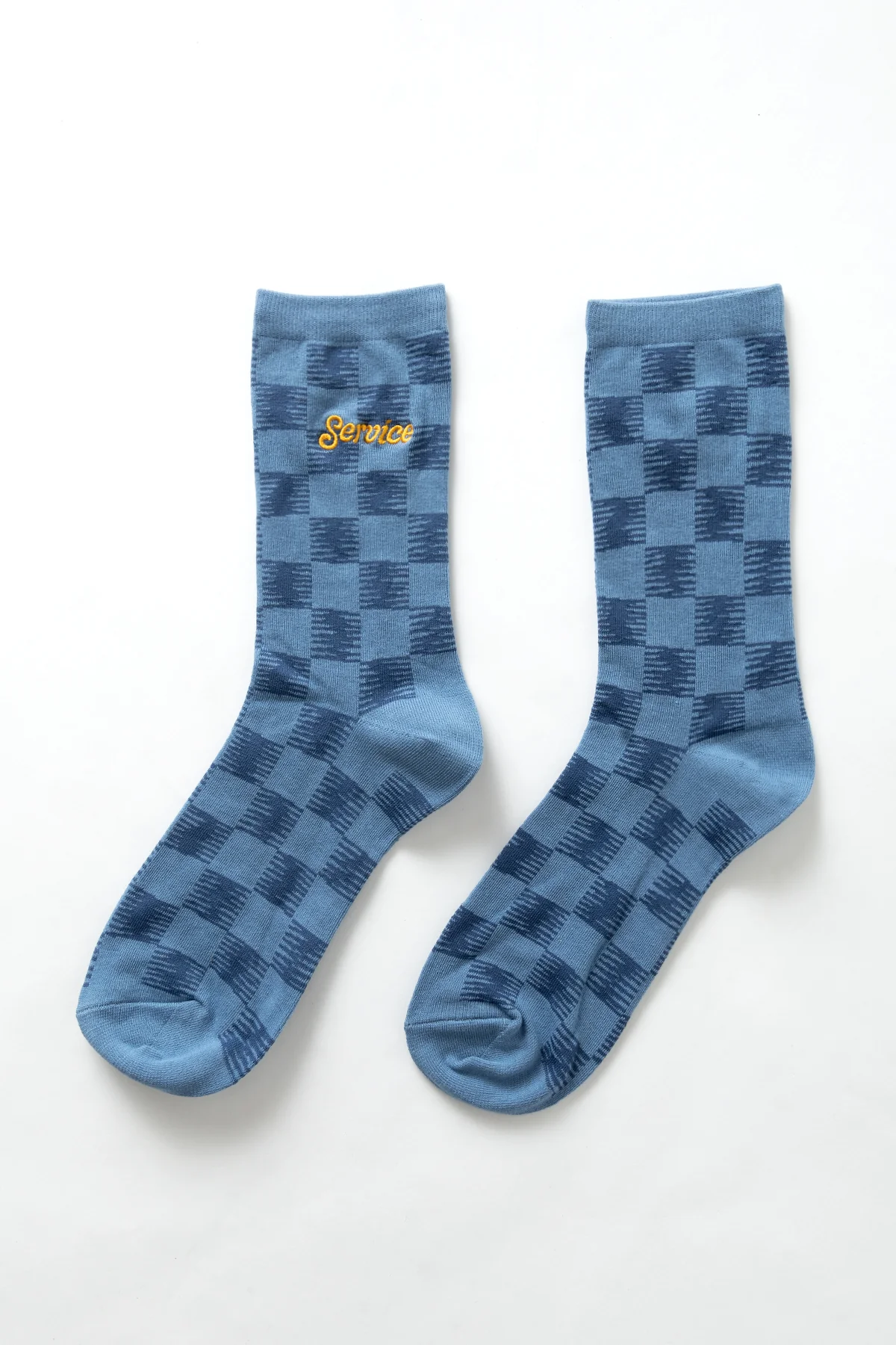 Checker Socks - Blue - Image 3