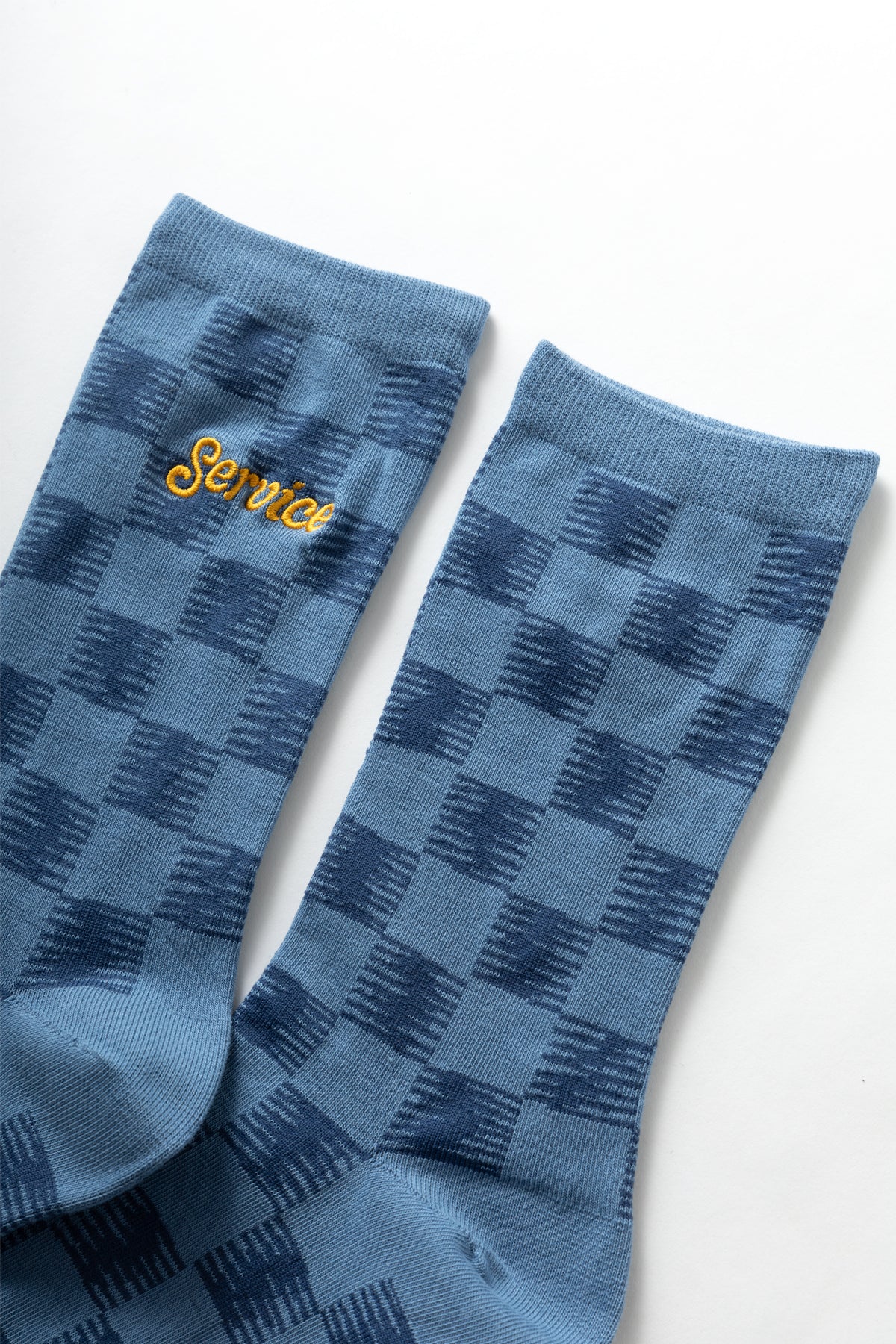 Checker Socks - Blue - Image 4