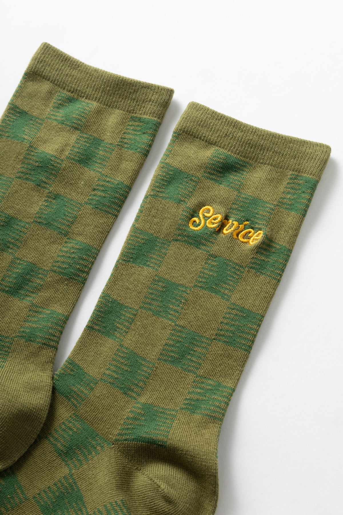 Checker Socks - Green - Image 4