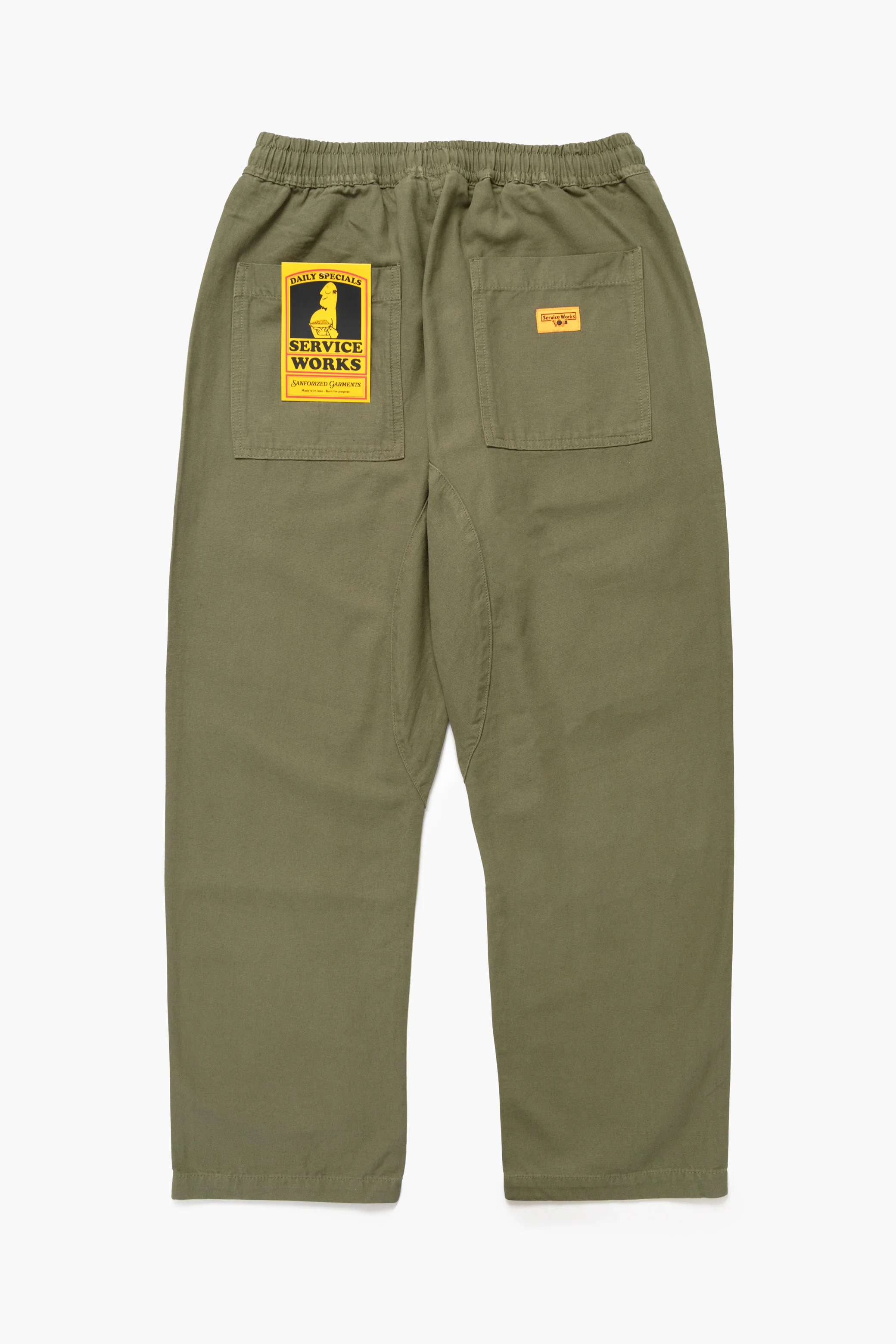 Classic Chef Pants - Olive - Image 10