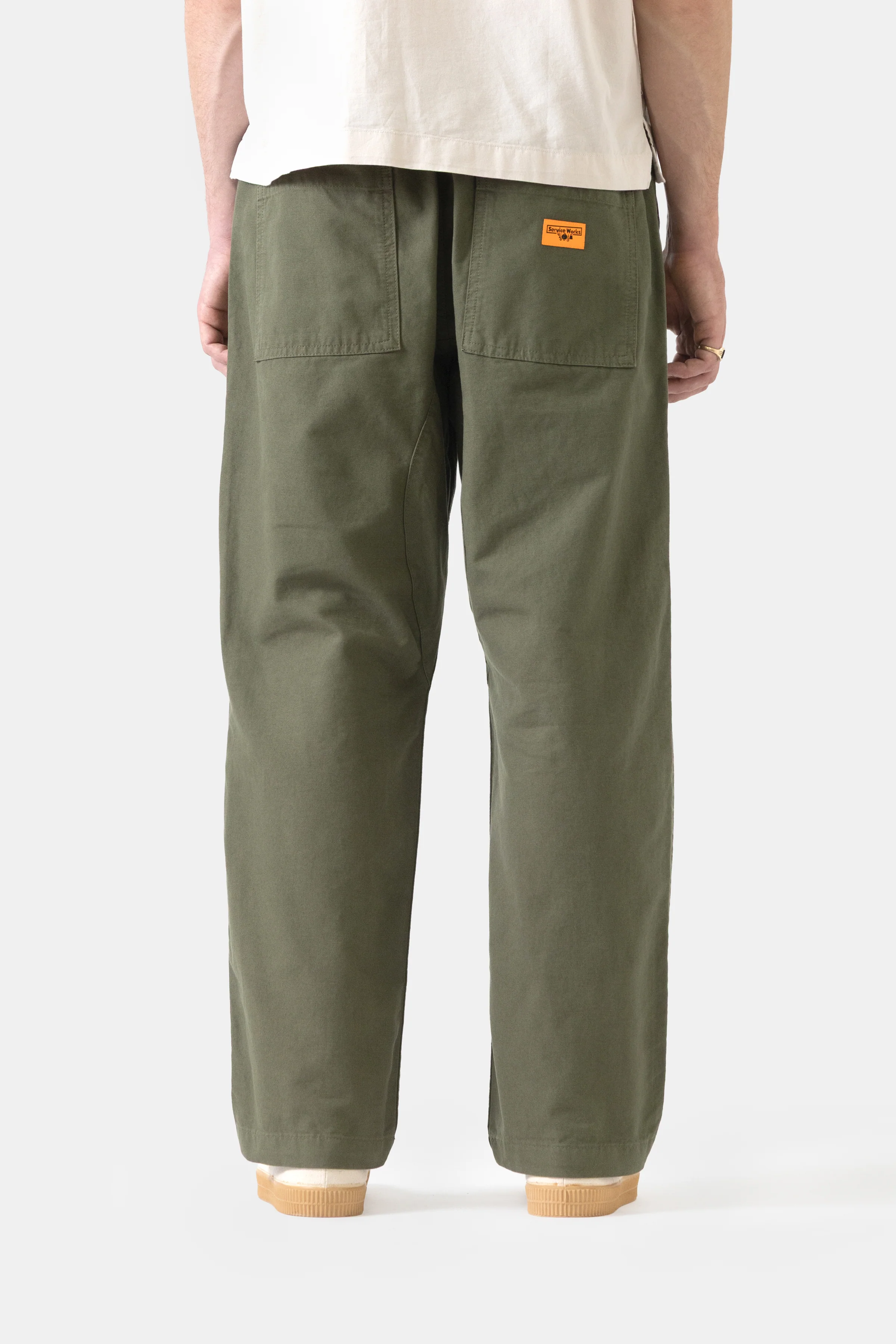 Classic Chef Pants - Olive - Image 3