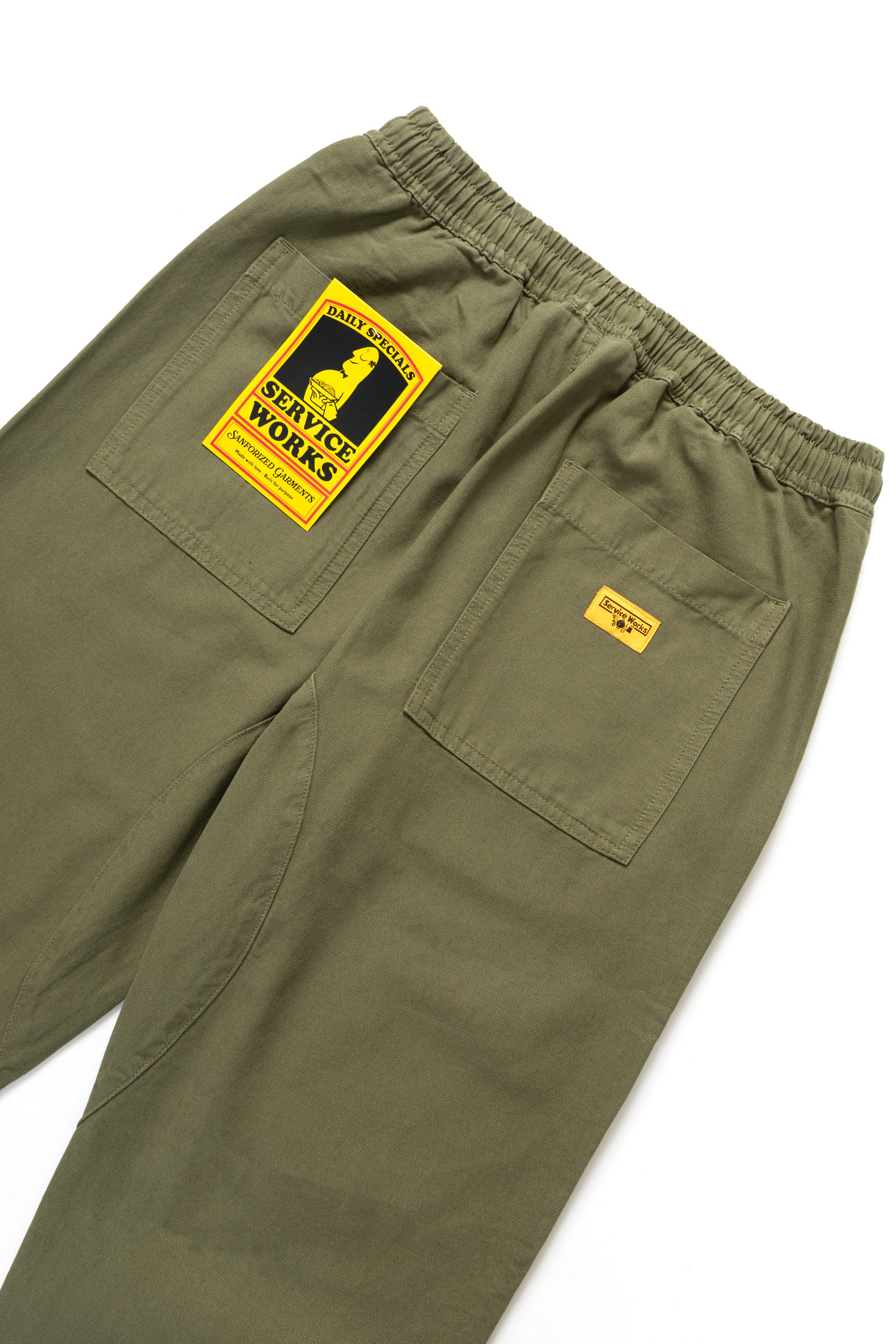 Classic Chef Pants - Olive - Image 7