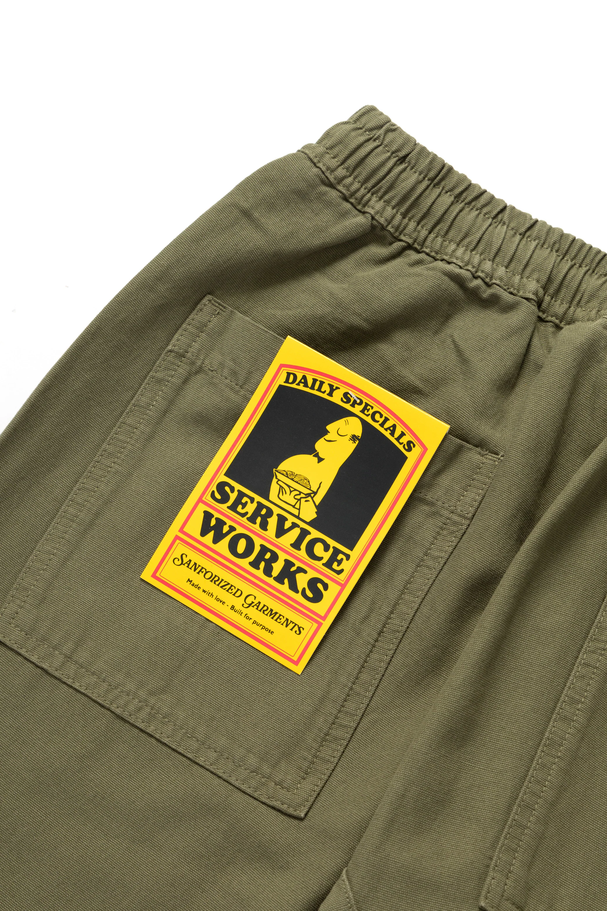 Classic Chef Pants - Olive - Image 8