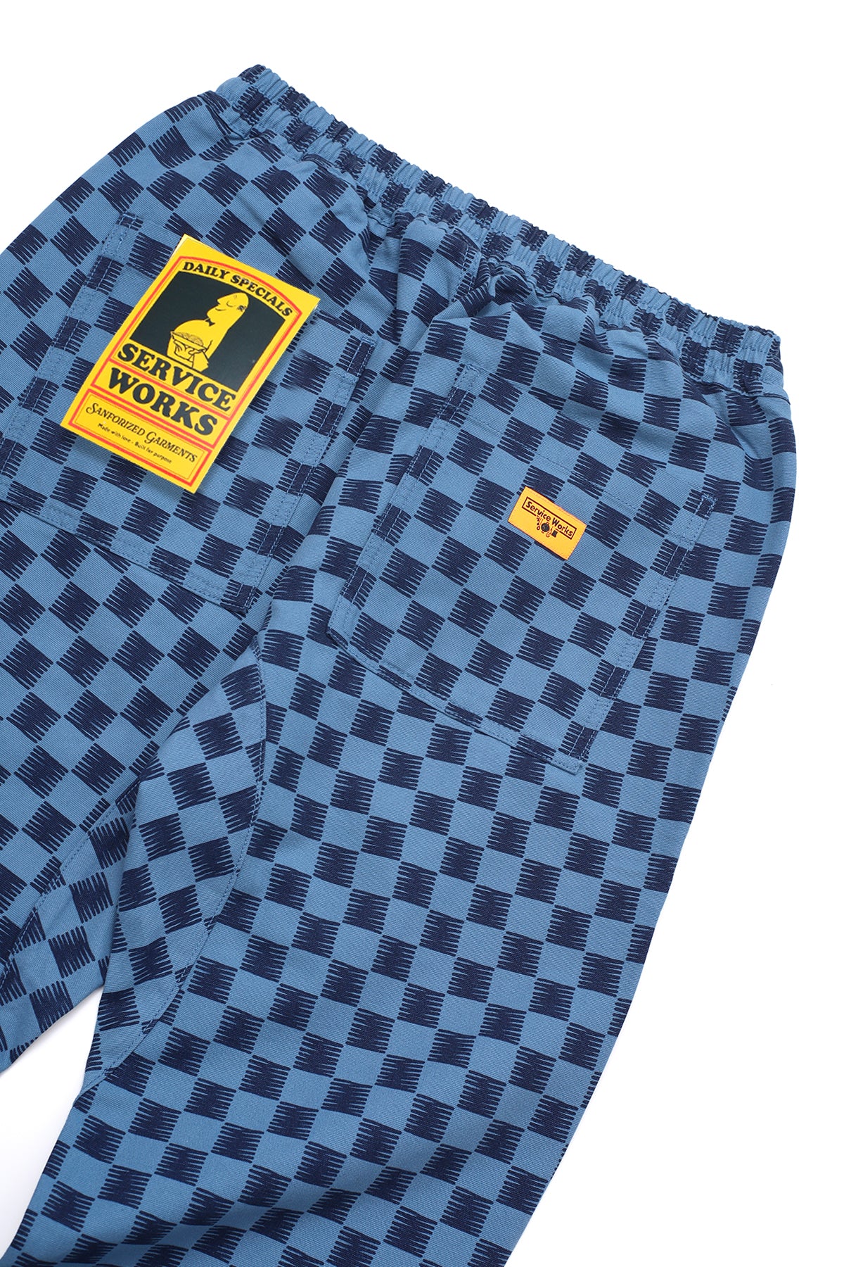 Classic Chef Pants - Blue Checker - Image 3