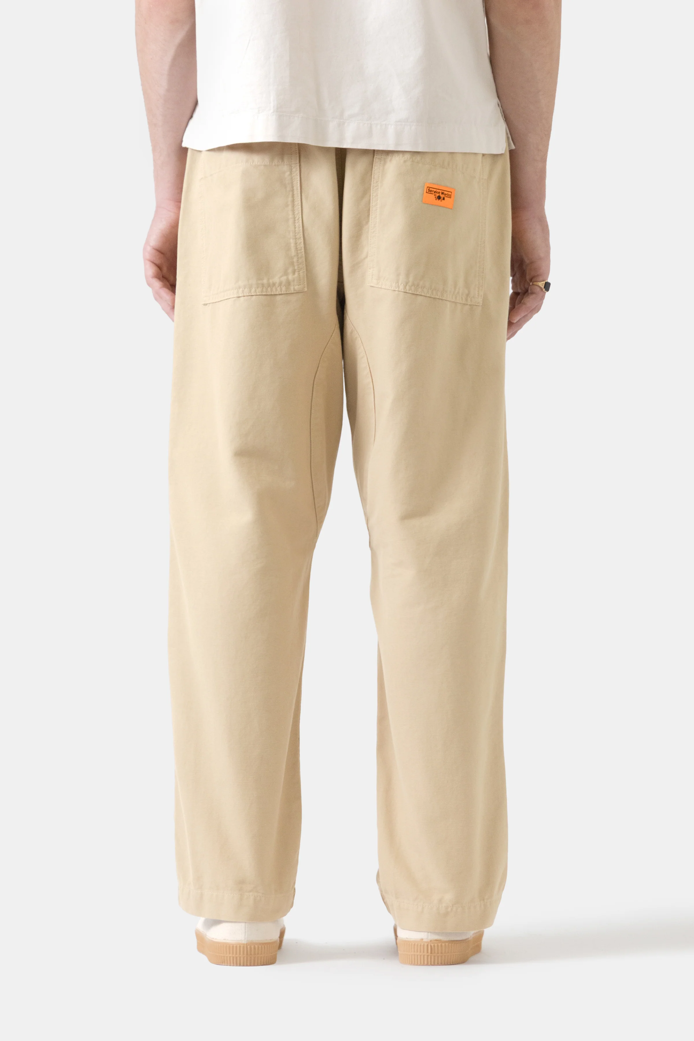 Classic Chef Pants - Pale Khaki - Image 4