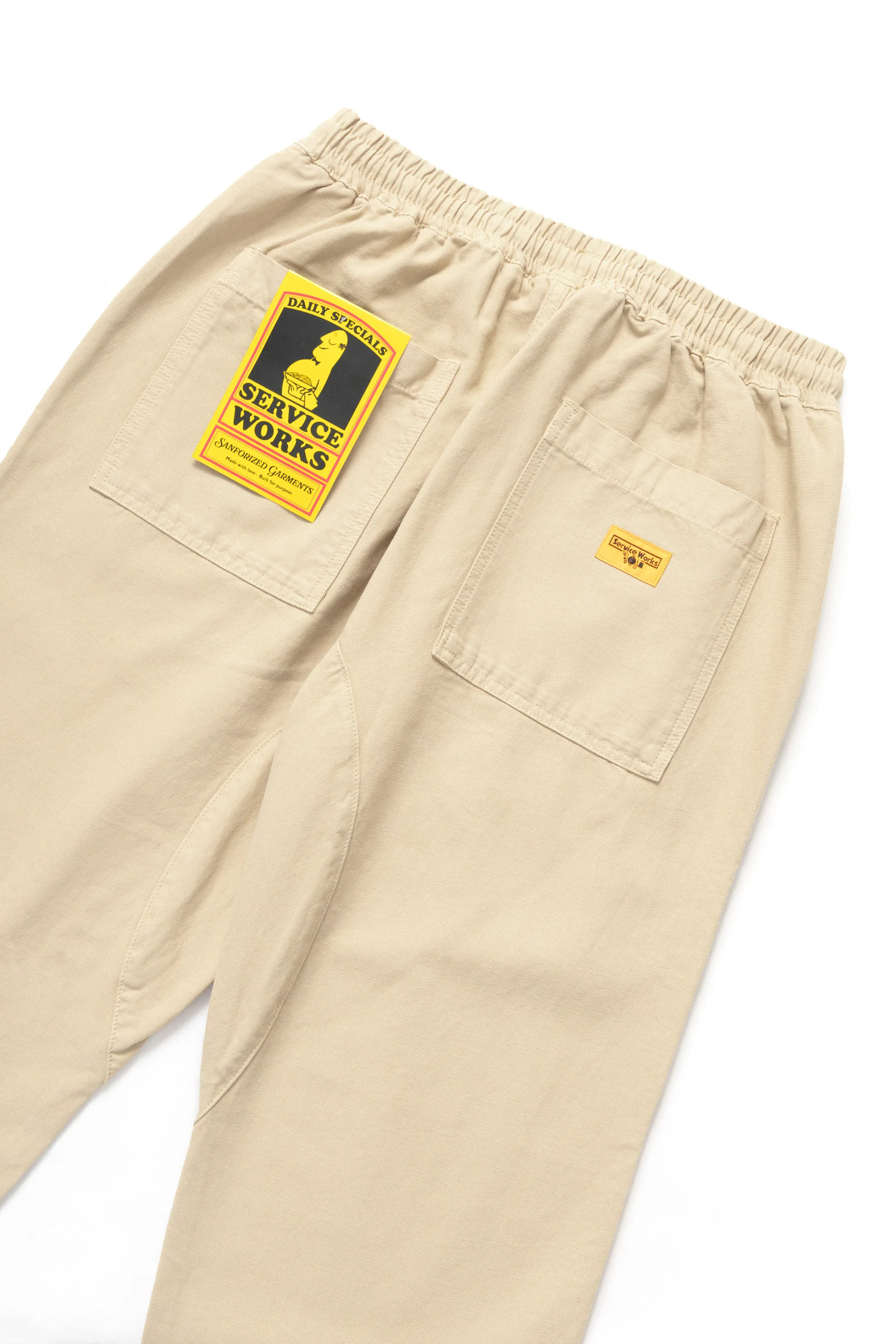 Classic Chef Pants - Pale Khaki - Image 7