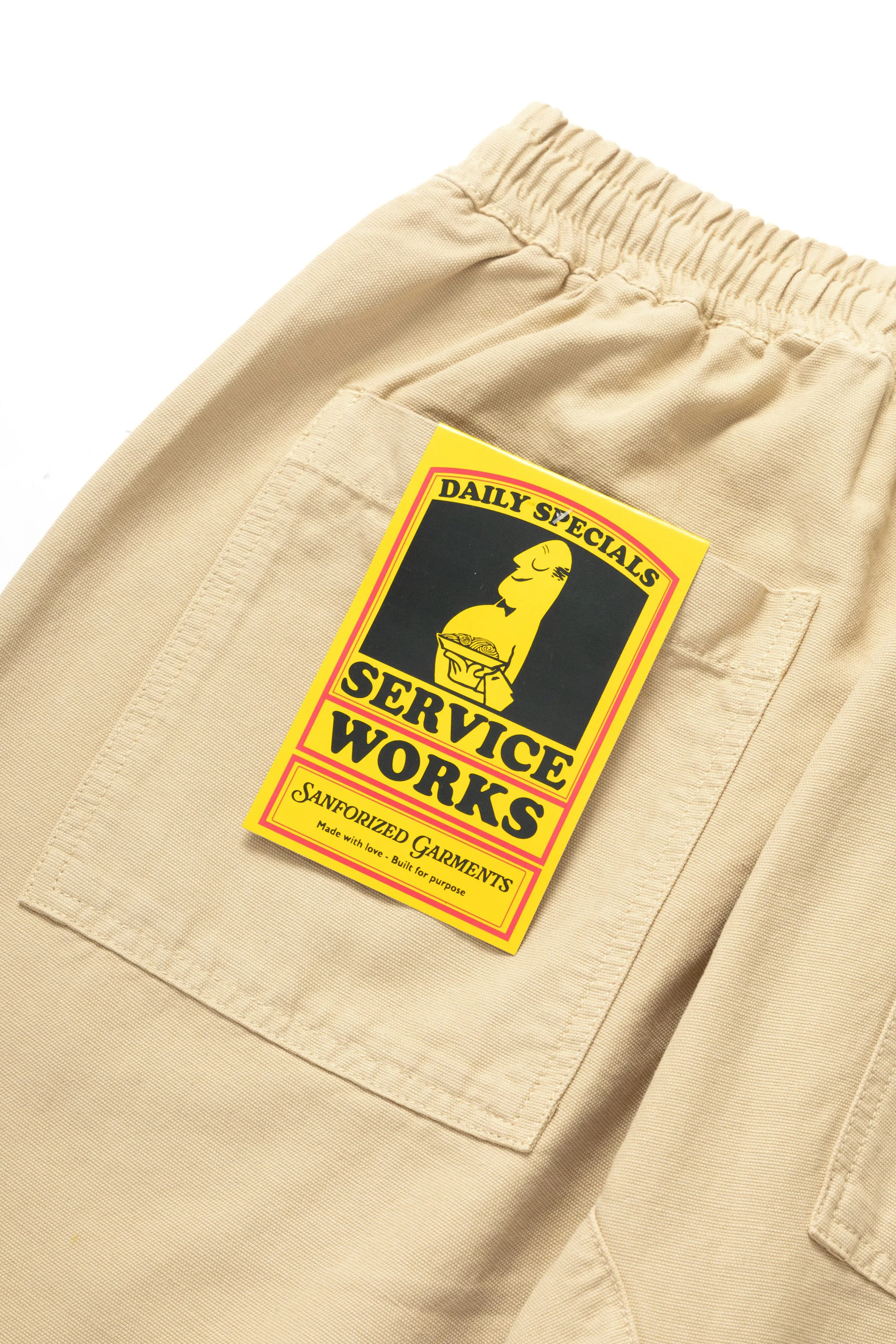 Classic Chef Pants - Pale Khaki - Image 8