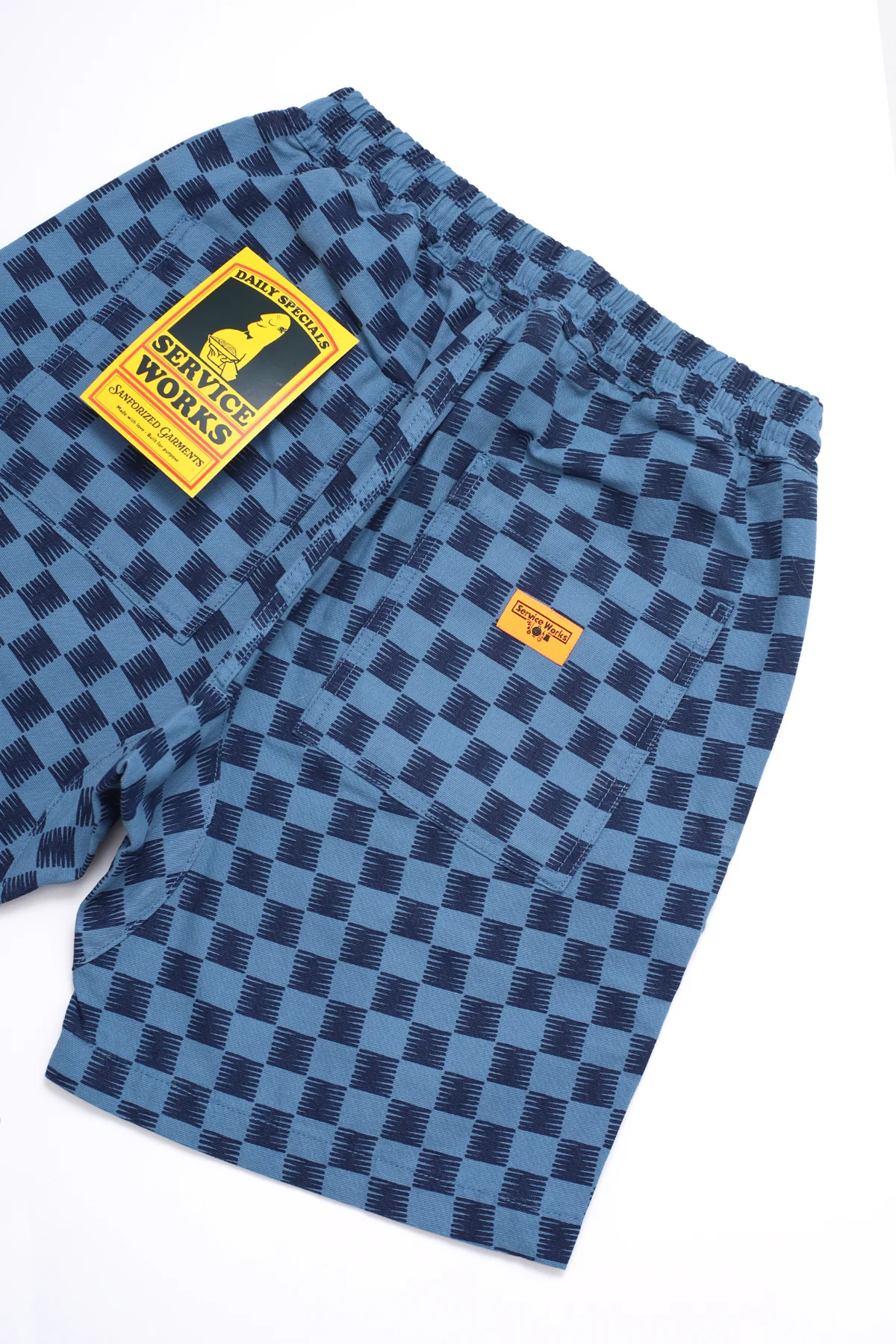 Classic Chef Shorts - Blue Checker - Image 3