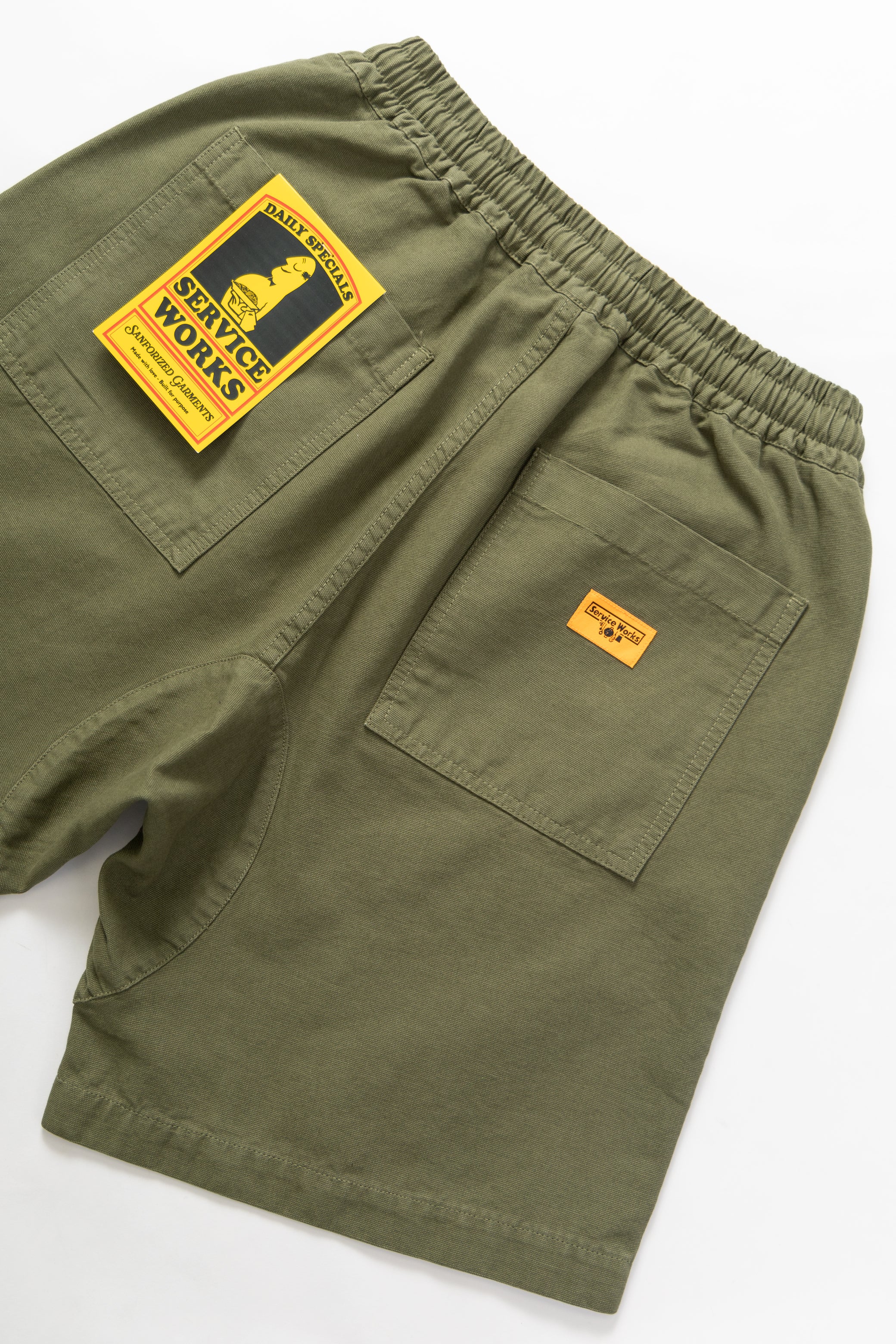 Classic Chef Shorts - Olive - Image 5
