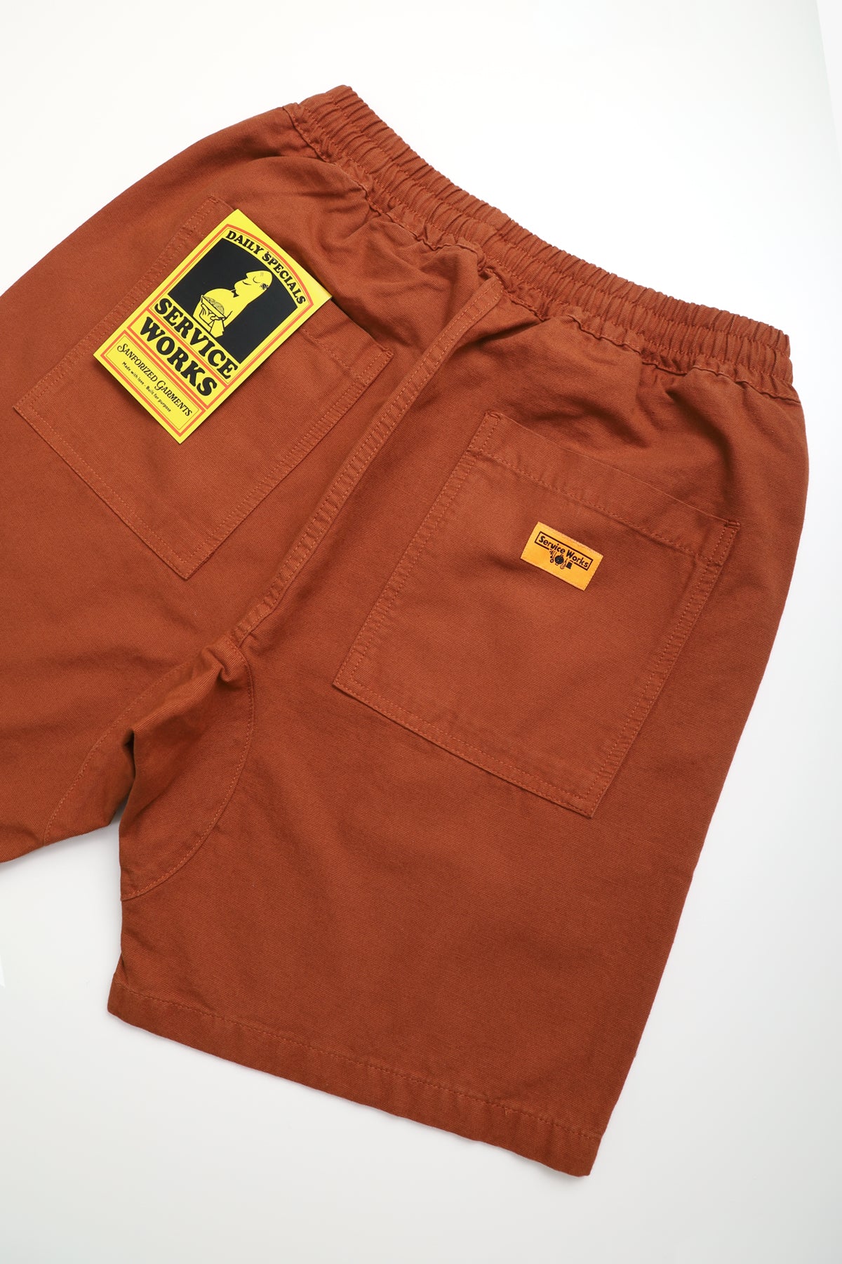 Classic Chef Shorts - Terracotta - Image 2