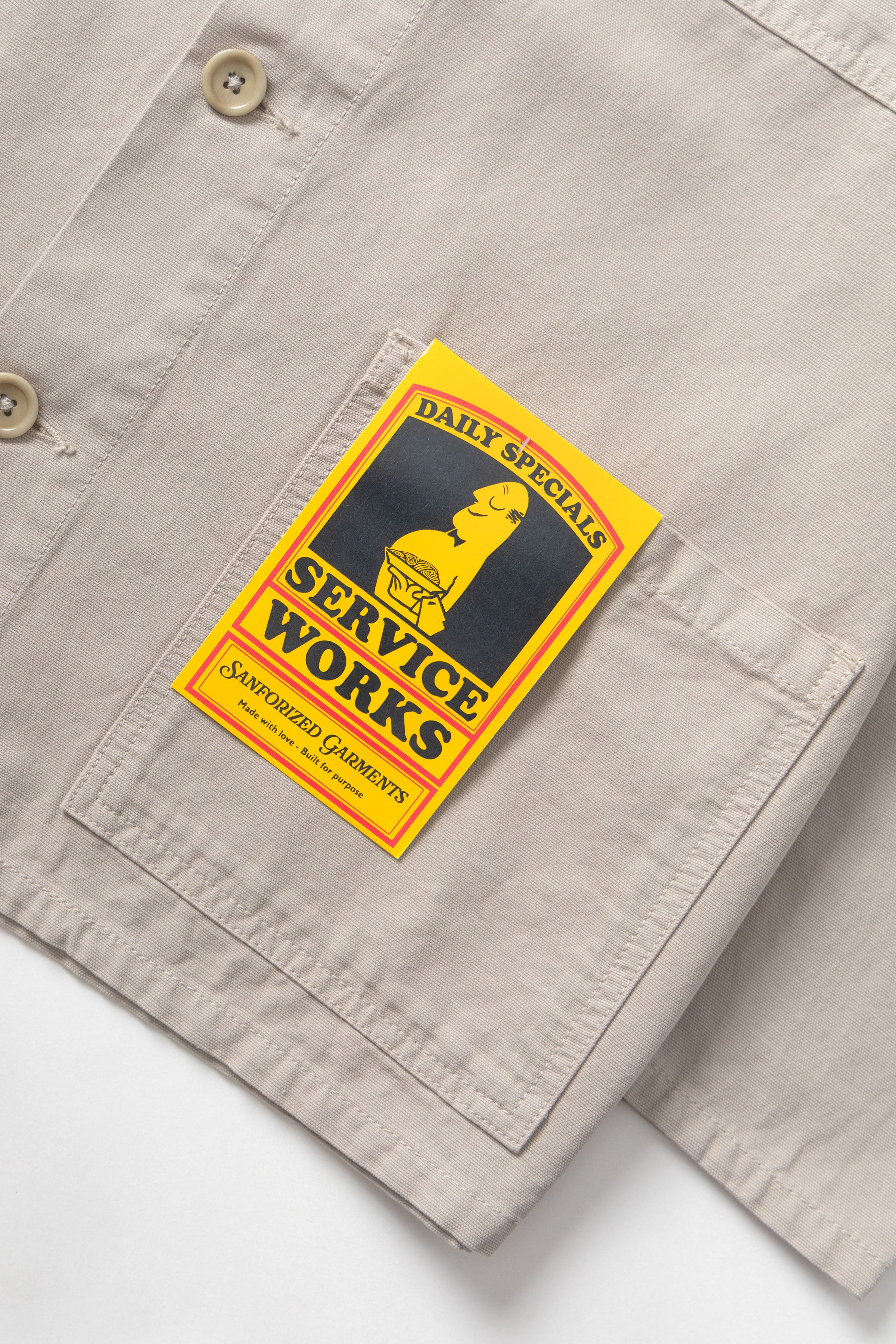 Classic Chore Shirt - Stone - Image 4