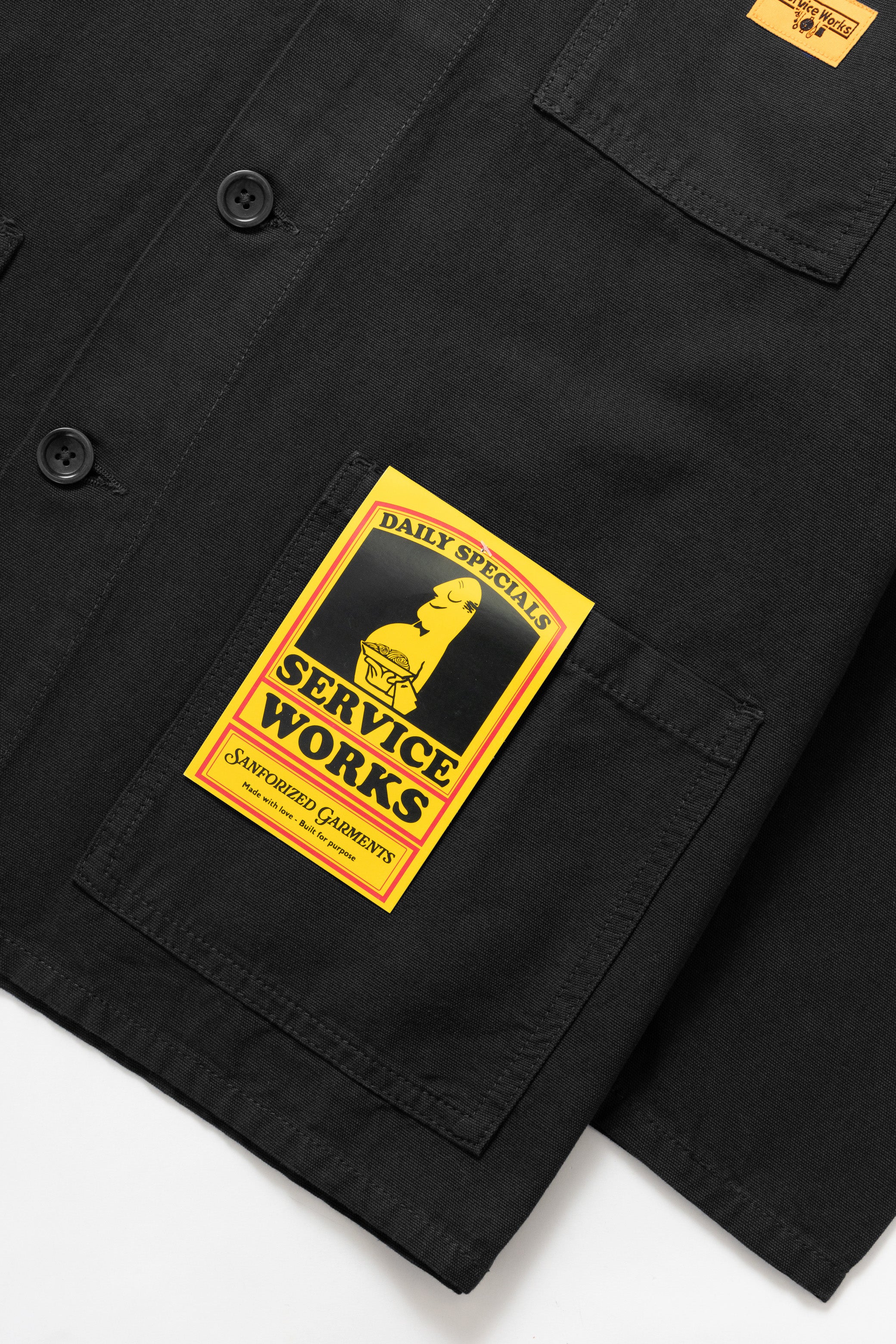 Classic Chore Shirt - Black - Image 3