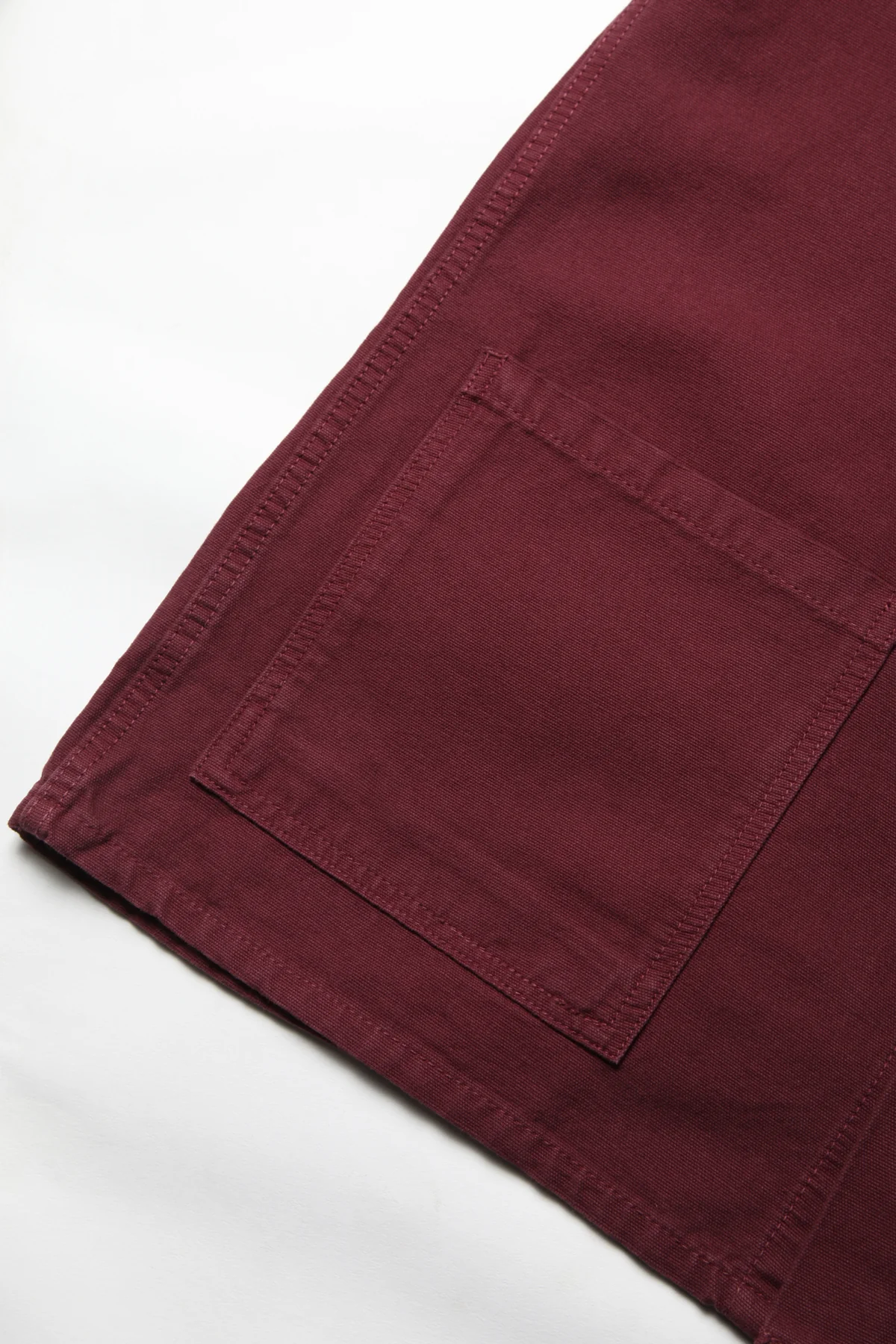 Classic Chore Shirt - Burgundy - Image 5