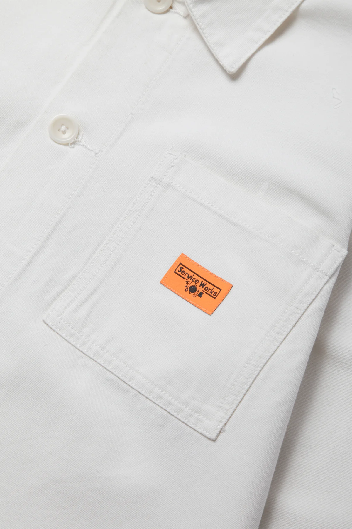 Classic Chore Shirt - Off White - Image 3