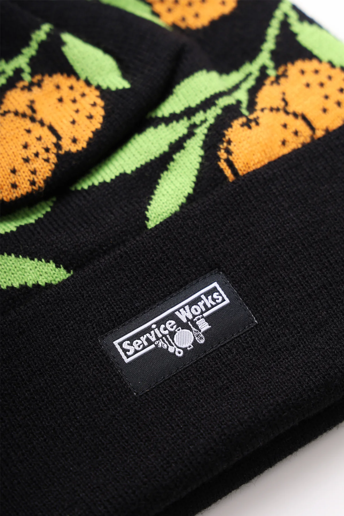 Clementine Jacquard Beanie - Black - Image 2