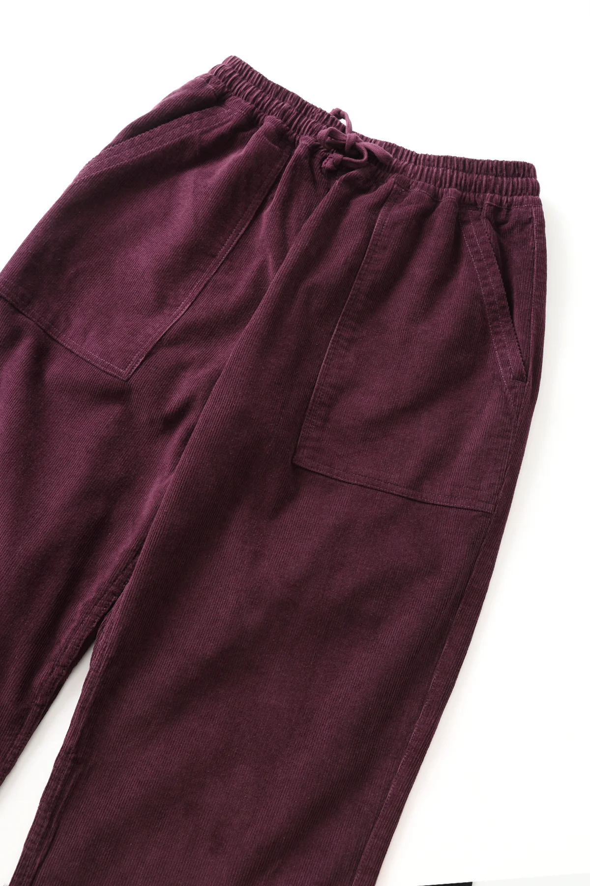 Corduroy Chef Pants - Plum - Image 3