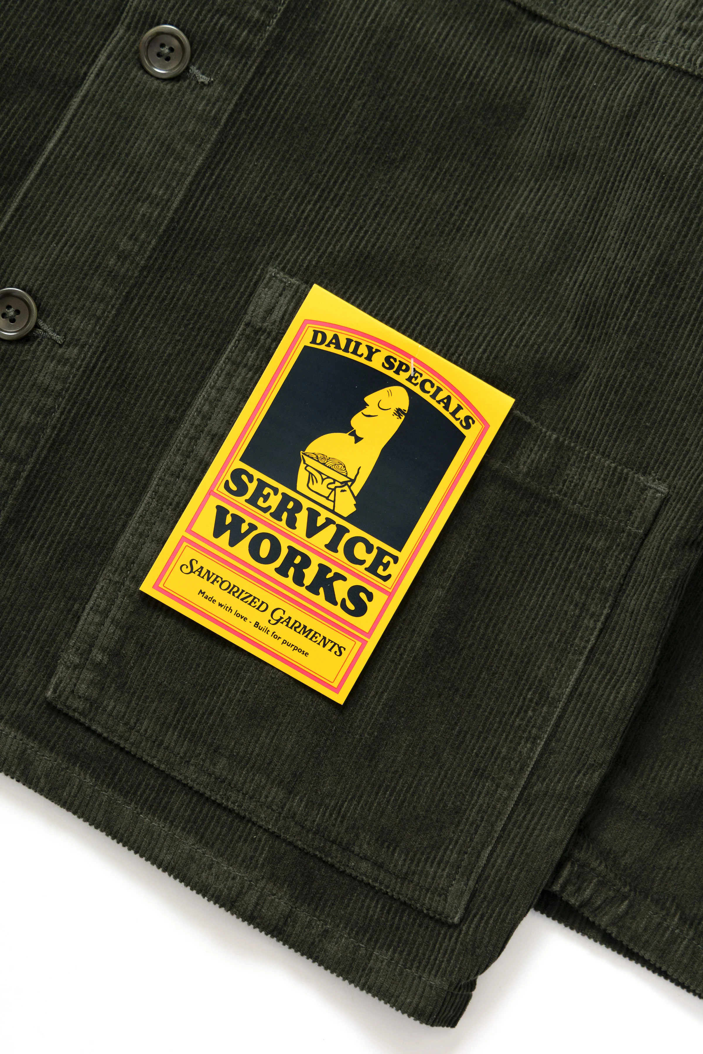 Corduroy Chore Shirt - Coppice - Image 3